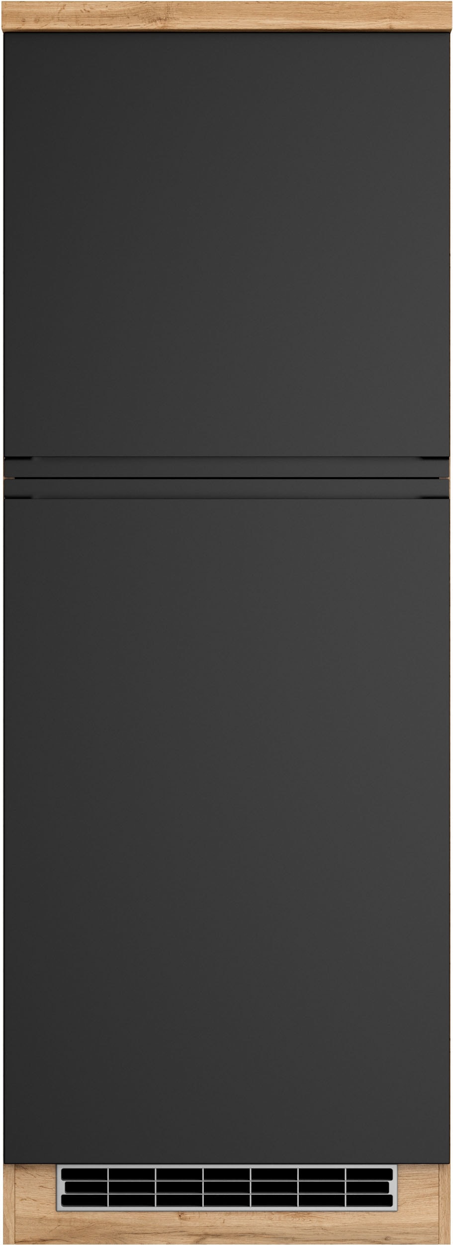 KOCHSTATION Armoire réfrigérée encastrable »KS-Virginia,neu in verbesserter Ausführung« Rangement, Softclose,  Largeur 60 cm, hauteur 165 cm, niche pour réfrigérateur : L/H/P 56/88/55 cm