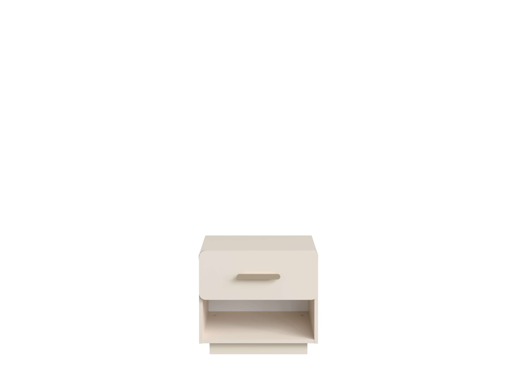 Home affaire Nachttisch »CLAREI 2er Set, Nachttischen mit 1 Schublade, Masse B/H/T: 53/48/44 cm«, (Set), Set, 2 St., mit goldfarbenenen Kunststoffgriffen, Masse B/T/H: 53/22/48 cm