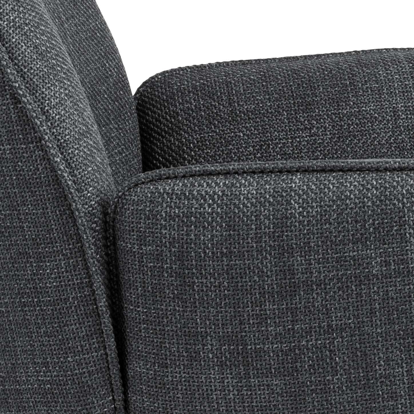 ACTONA GROUP Chaise de salle à manger »Glenda 2er-Set, 360° drehbar, mit Armlehnen, in mehreren Farben« () rembourré, avec accoudoir, pieds en acier noir, pivotant, lot de 2