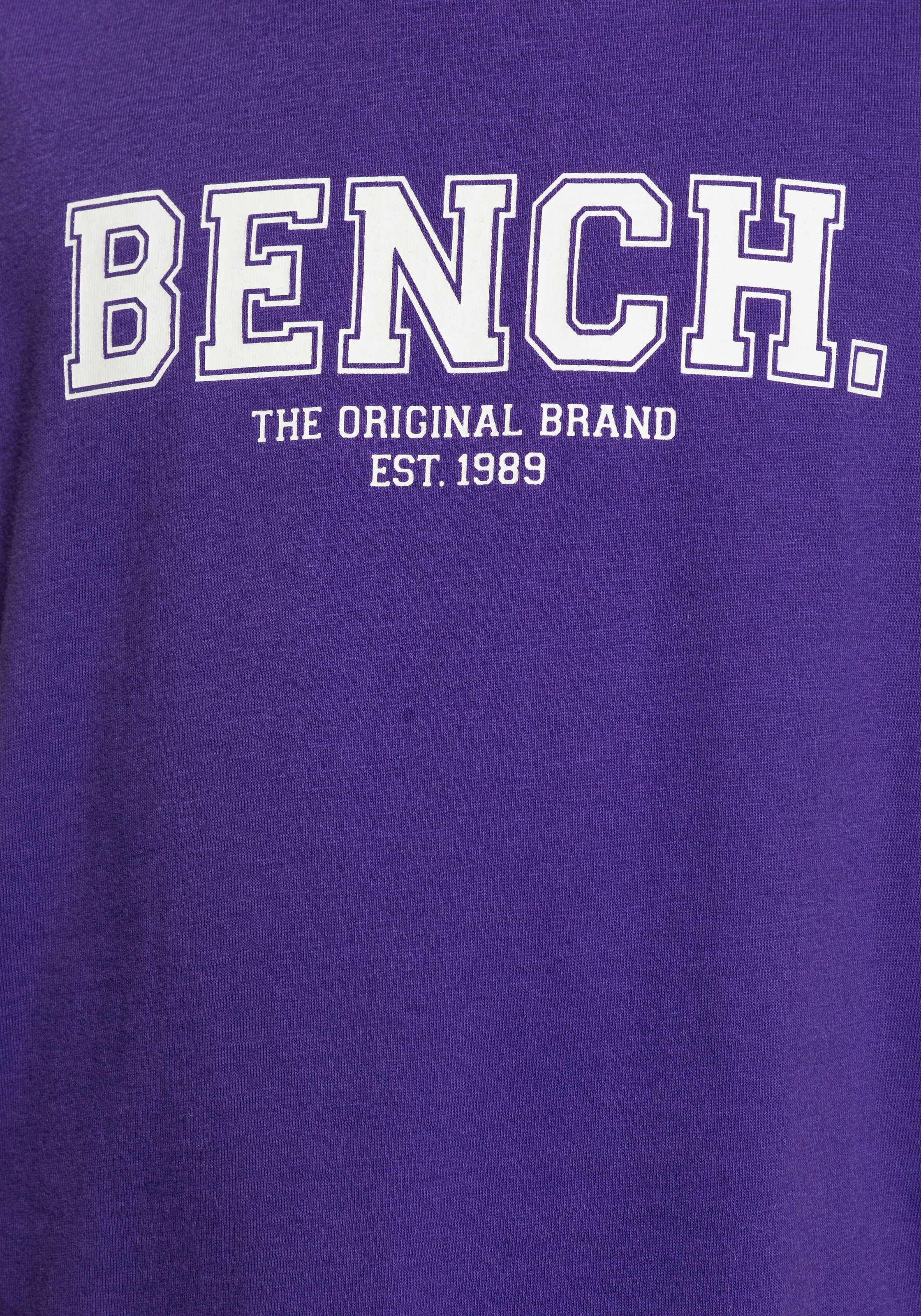 [Super willkommen] ✌ Bench. T-Shirt, in kurzer Acheter ligne Form gerader en