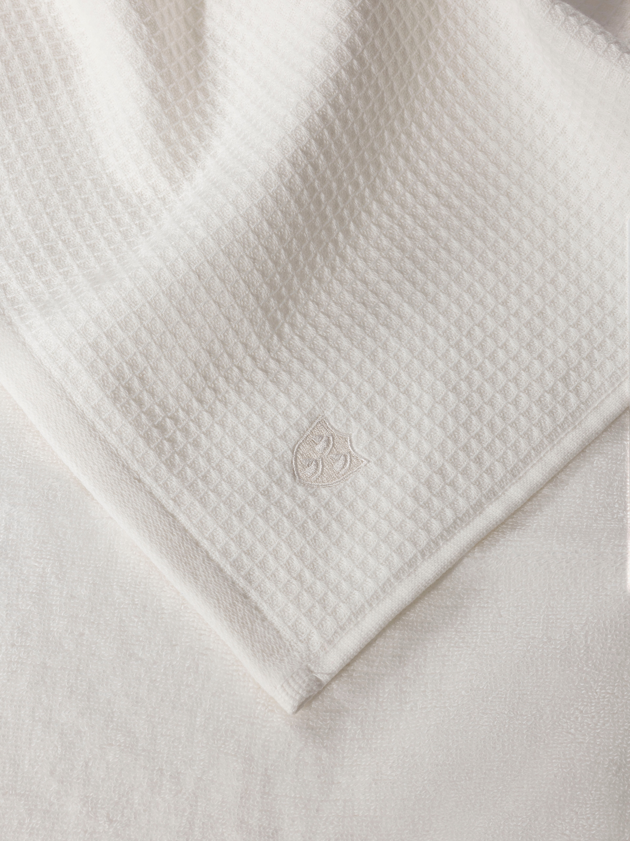 ROSS Drap de douche »Waffelpique« 100 % coton
