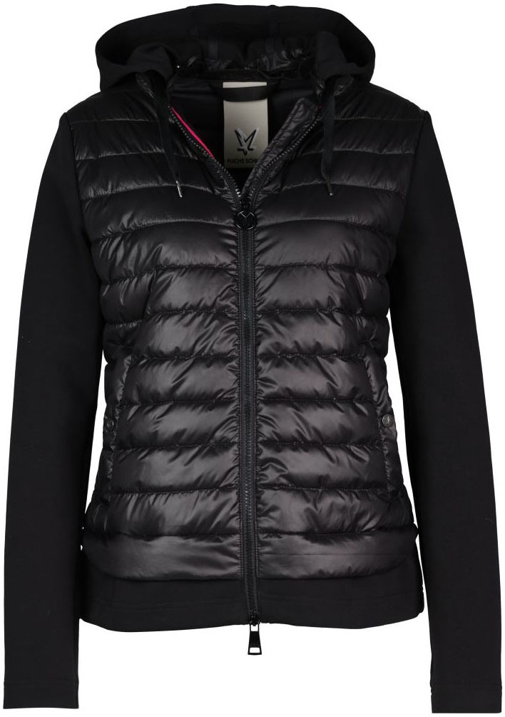 Fuchs Schmitt Steppjacke, mit Kapuze, im Materialmix