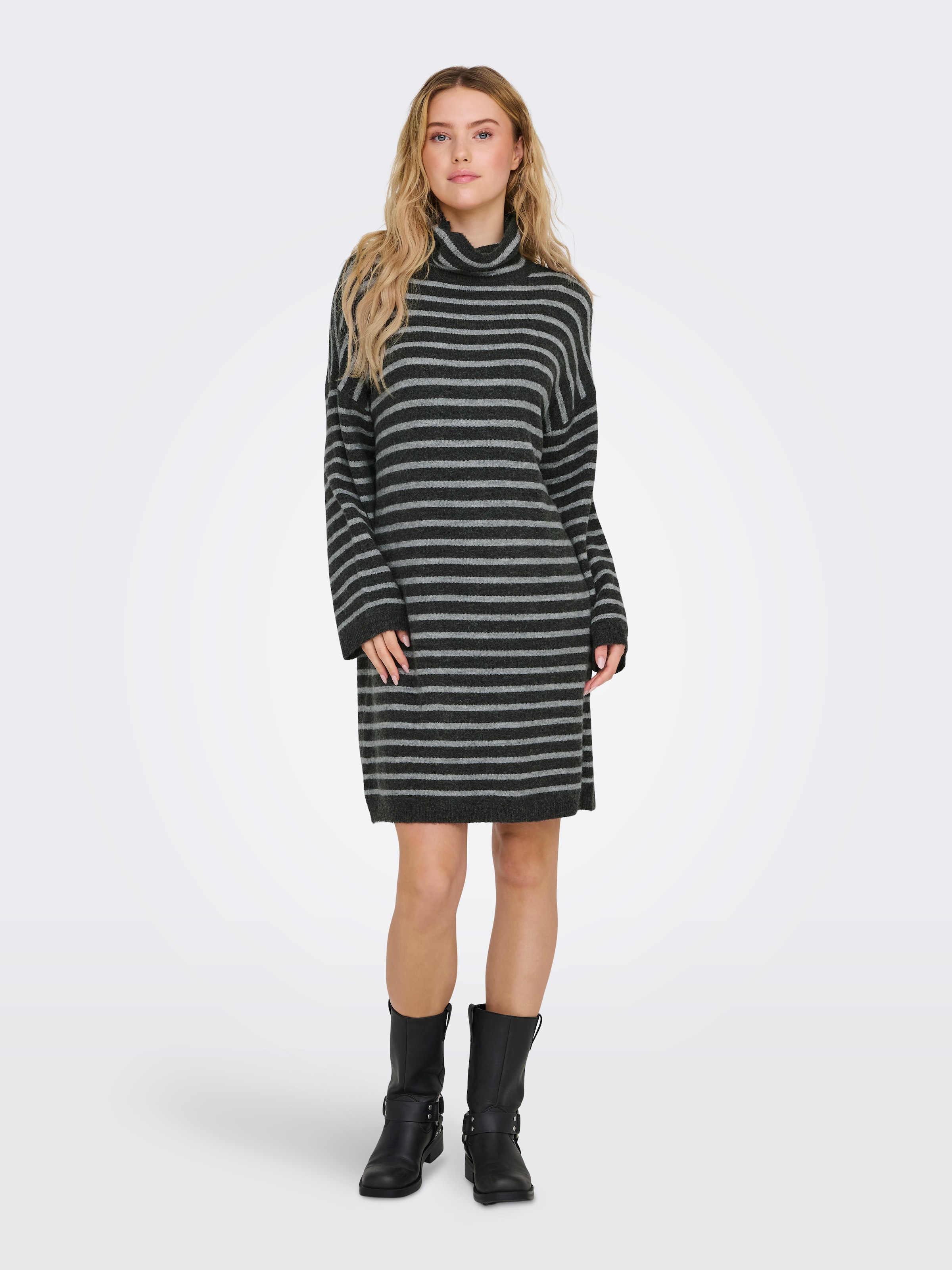 Strickkleid »ONLTALIO LS STRIPE ROLLNECK DRESS BF KNT«