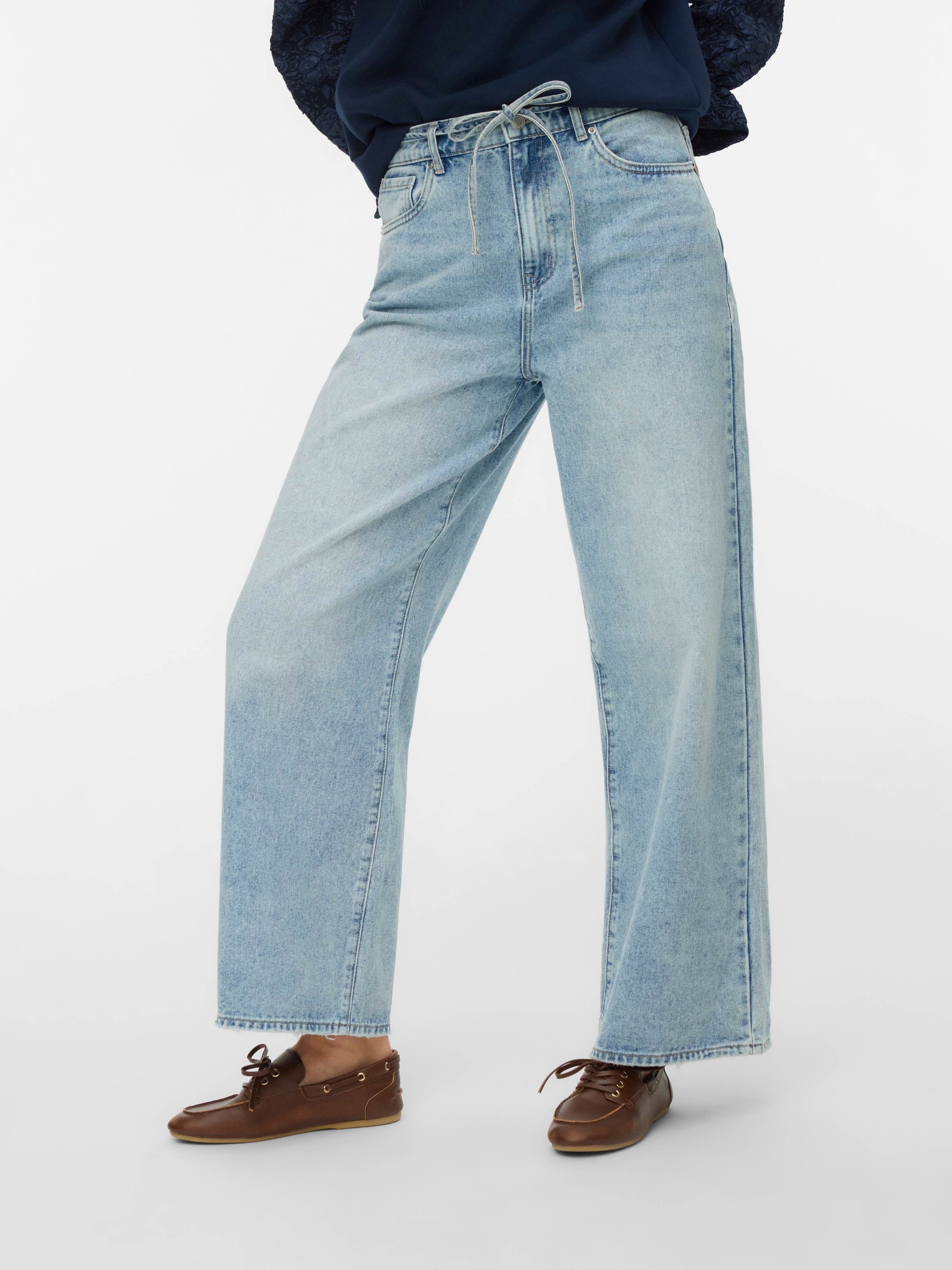 Vero Moda Weite Jeans »VMWIEN MR WIDE BELT JEANS SI338 NOOS«