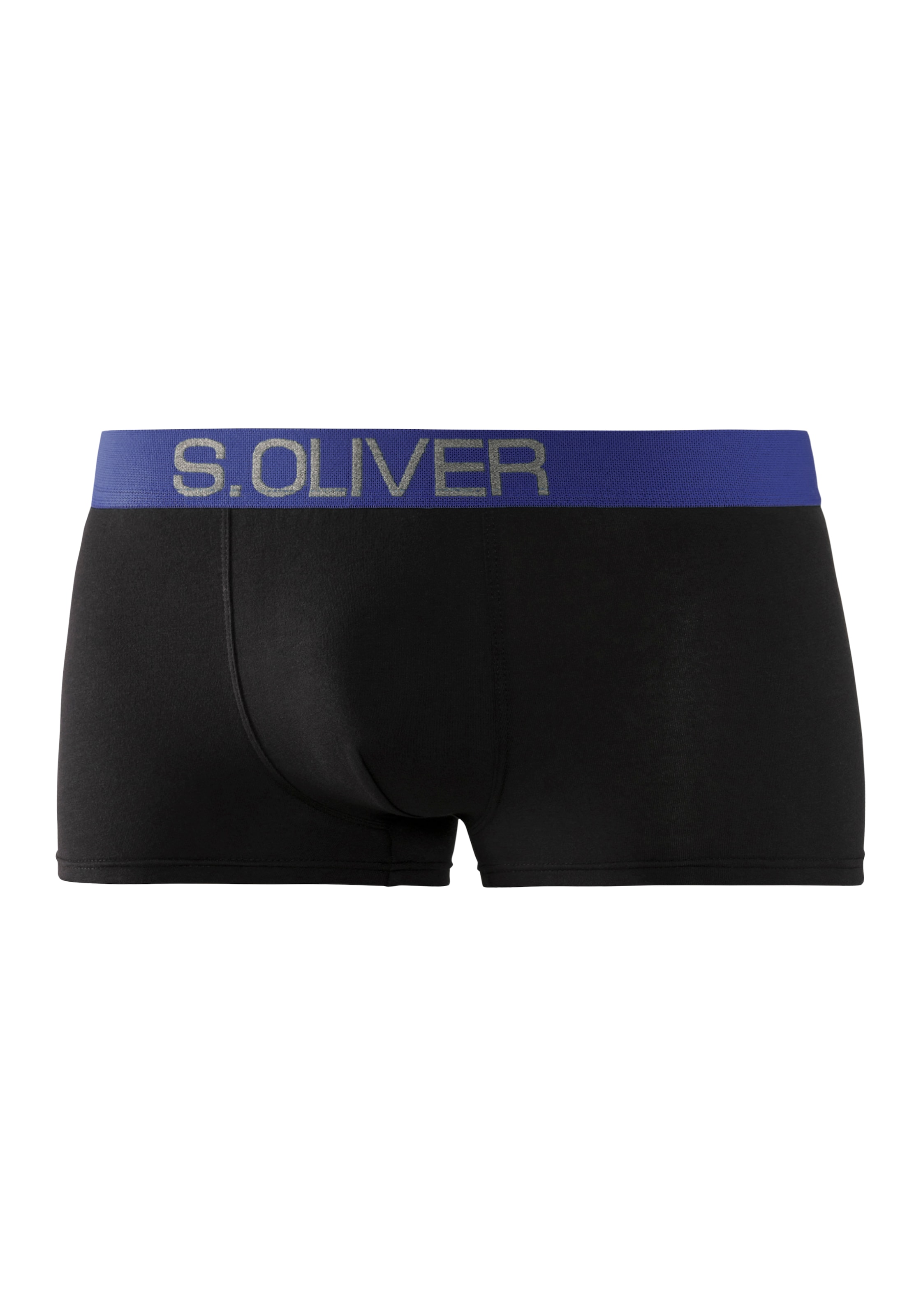 s.Oliver Hipster, (Packung, 4 St.), knapp sitzende Boxershorts für Herren aus Baumwoll-Mix