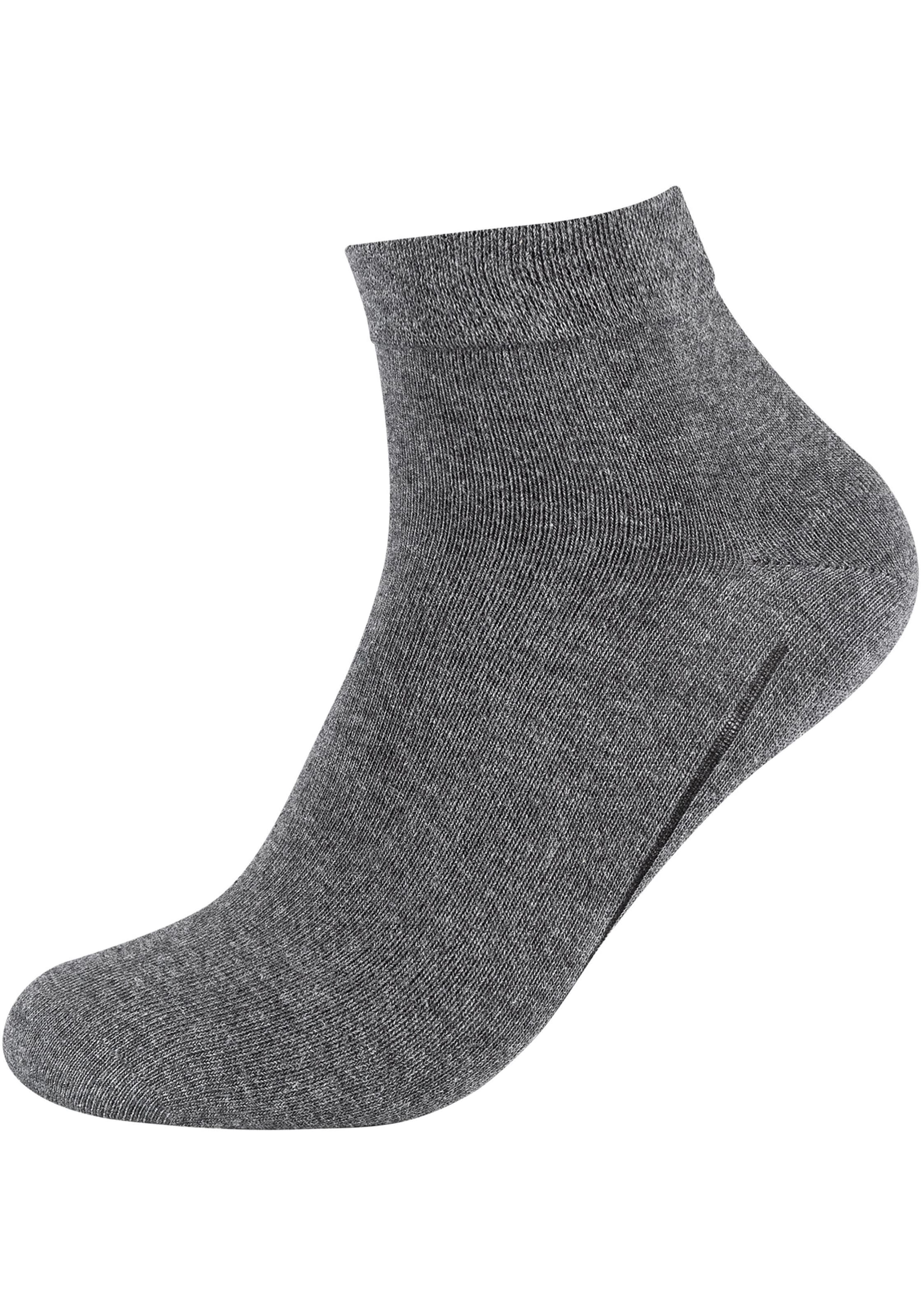 Camano Kurzsocken »ca-soft«, (4 Paar), mit weichen Komfortbündchen