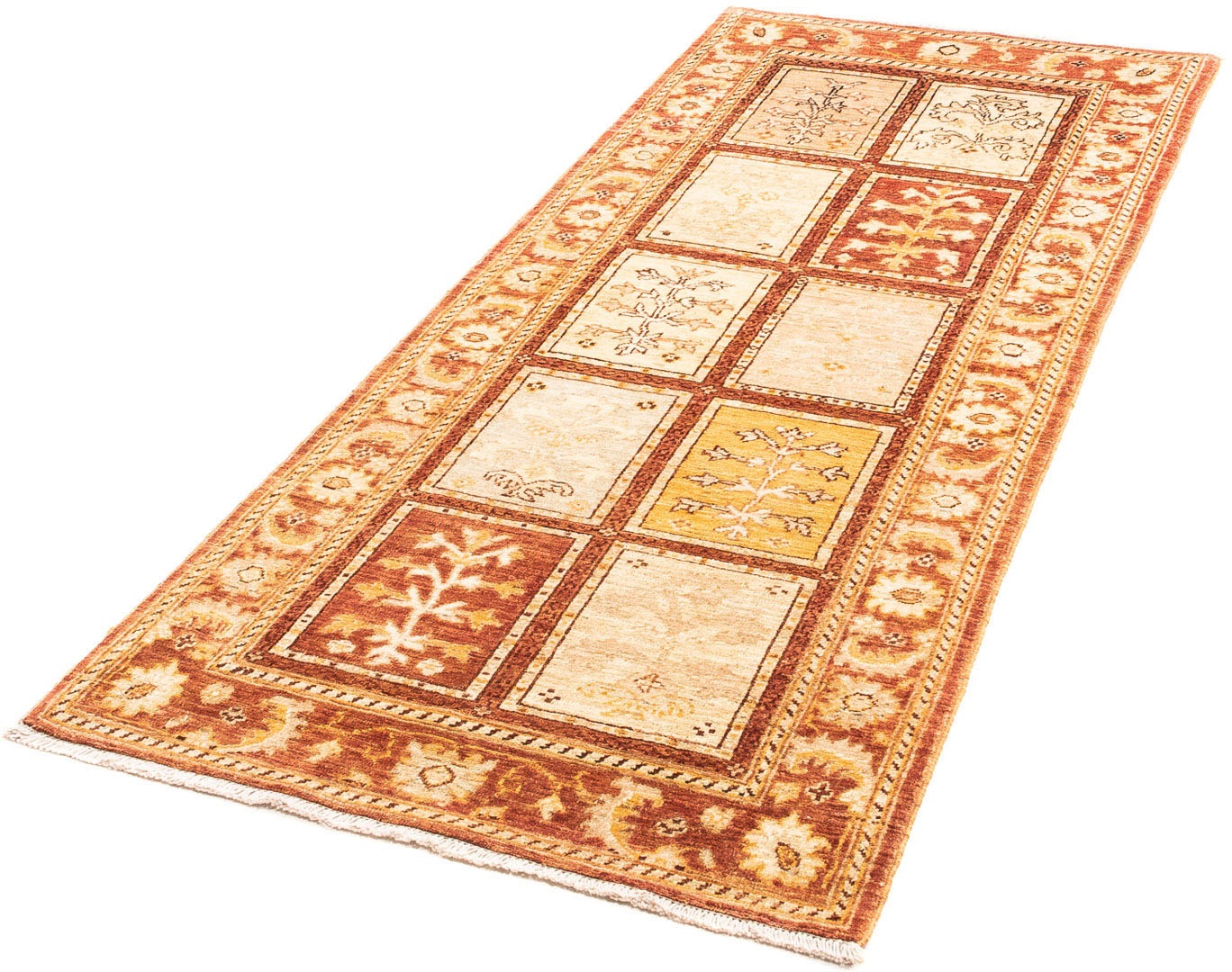 Image of morgenland Orientteppich »Ziegler - 189 x 77 cm - braun«, rechteckig, 6 mm Höhe, Wohnzimmer, Handgeknüpft, Einzelstück mit Zertifikat bei Ackermann Versand Schweiz