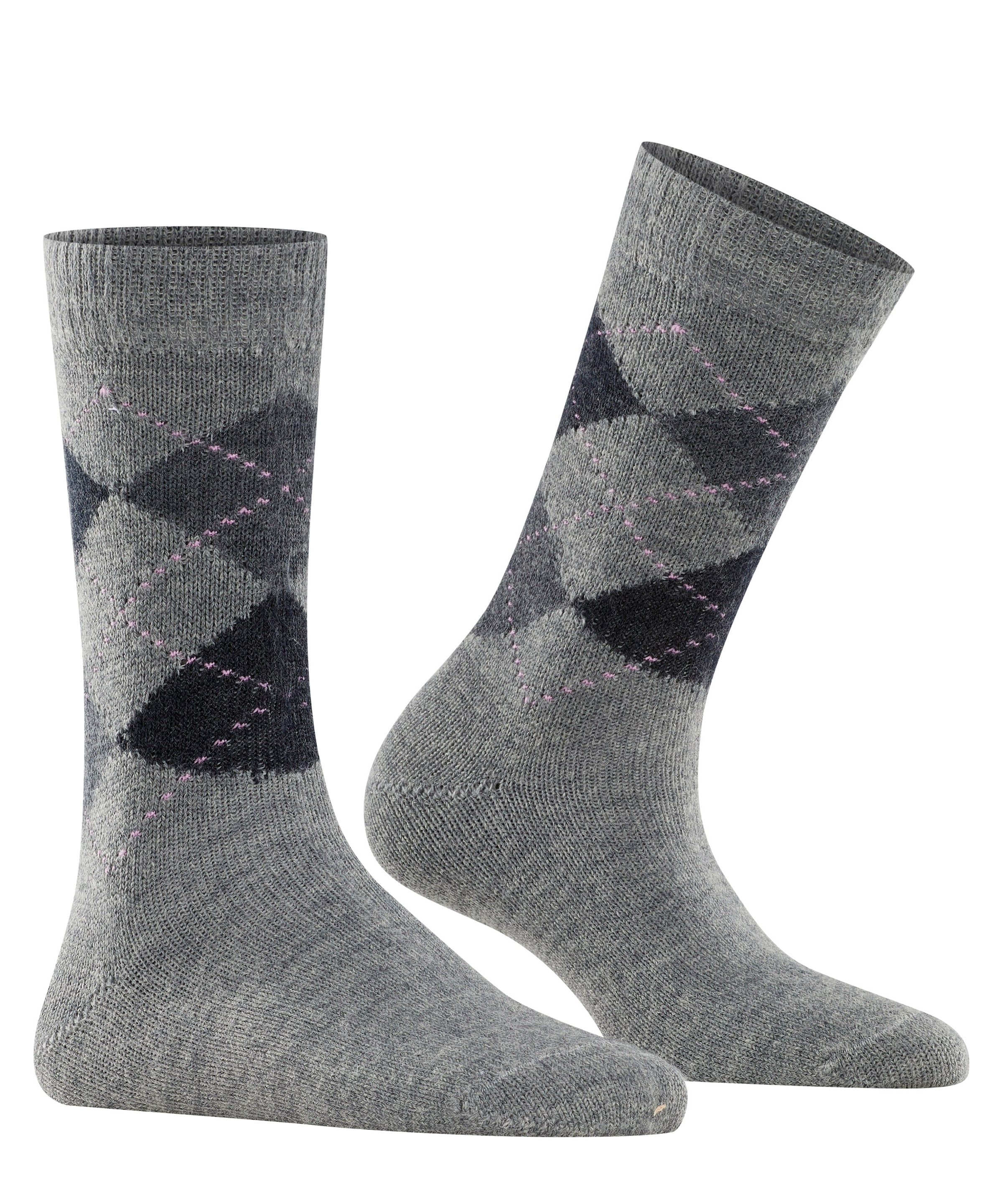 Burlington Chaussettes »Whitby« taille unique 36-41, motif argyle, toucher doux