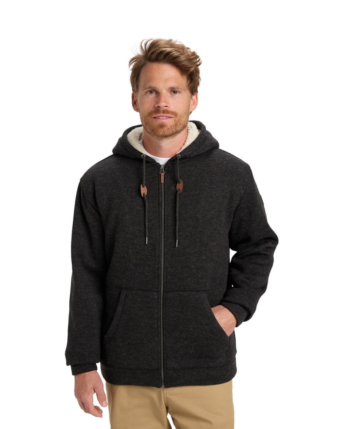 Image of Quiksilver Kapuzensweatshirt "Keller Sherpa"