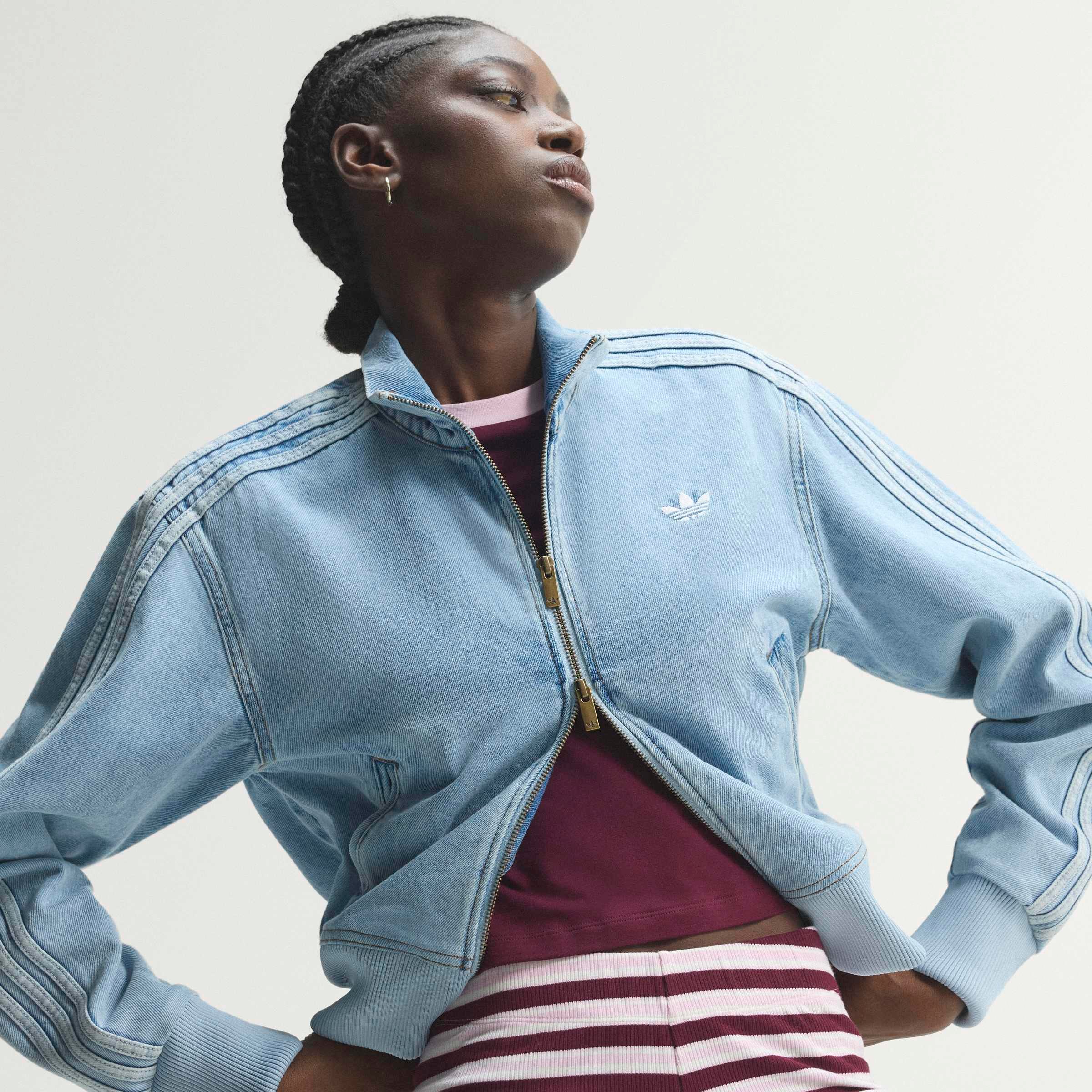adidas Originals Jeansjacke »FIREBIRD DENIM TRACK«