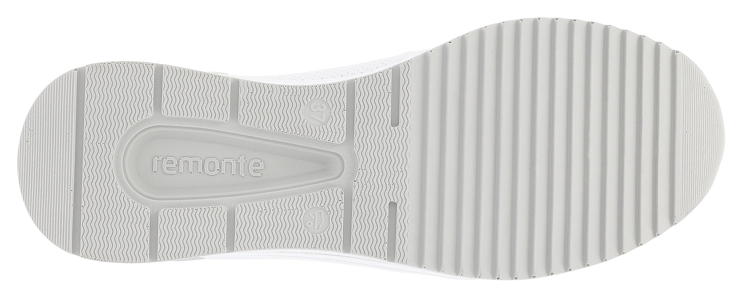 Remonte Baskets compensées  , Freizeitschuh, Halbschuh, Schnürschuh mit Schaftrandpolsterung