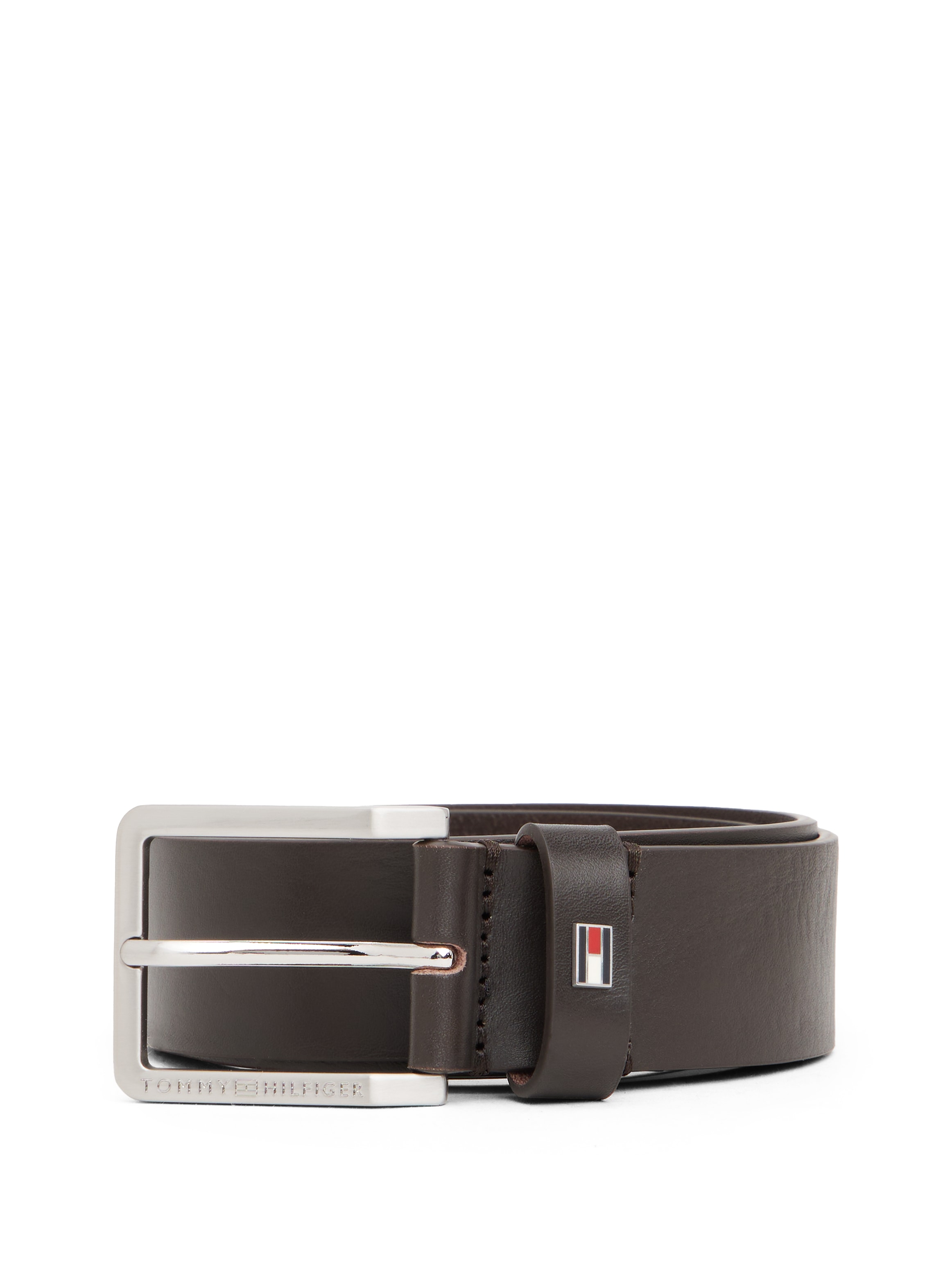 Tommy Hilfiger Ledergürtel »OLIVIER 3,5 cm breit« mit Flag aus Emaille, Breite: 3,5cm