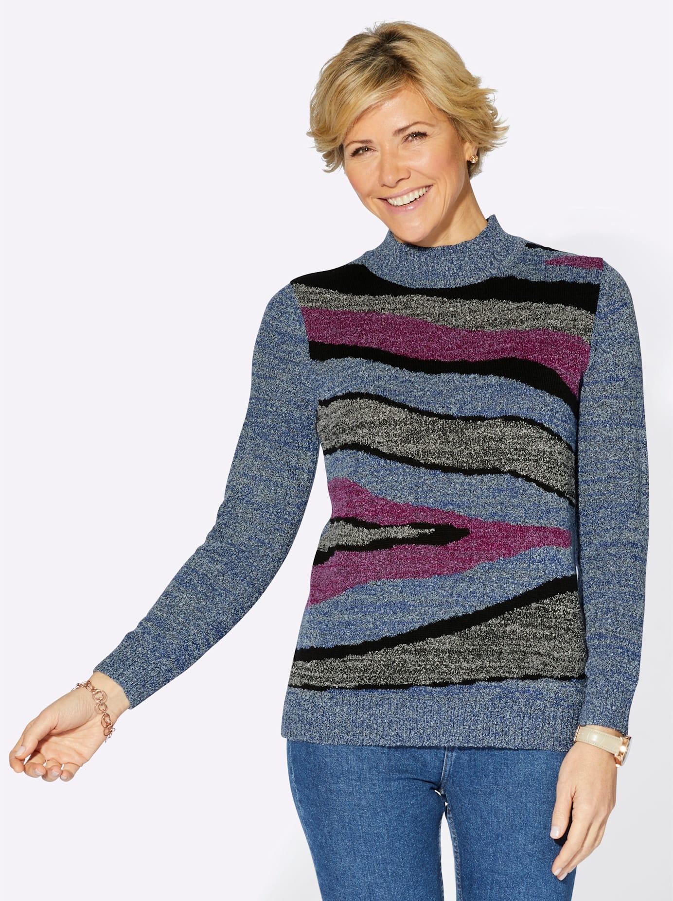 Classic Basics Stehkragenpullover »Pullover«
