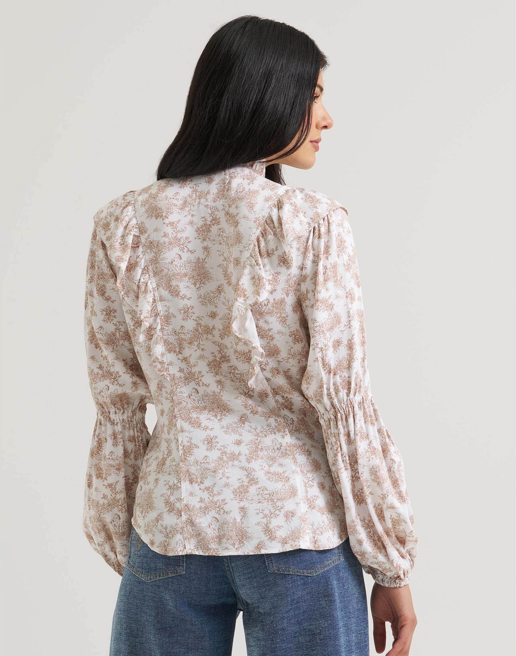 Wrangler Blouse à manches longues »WRANGLER Langarmbluse Lainey«