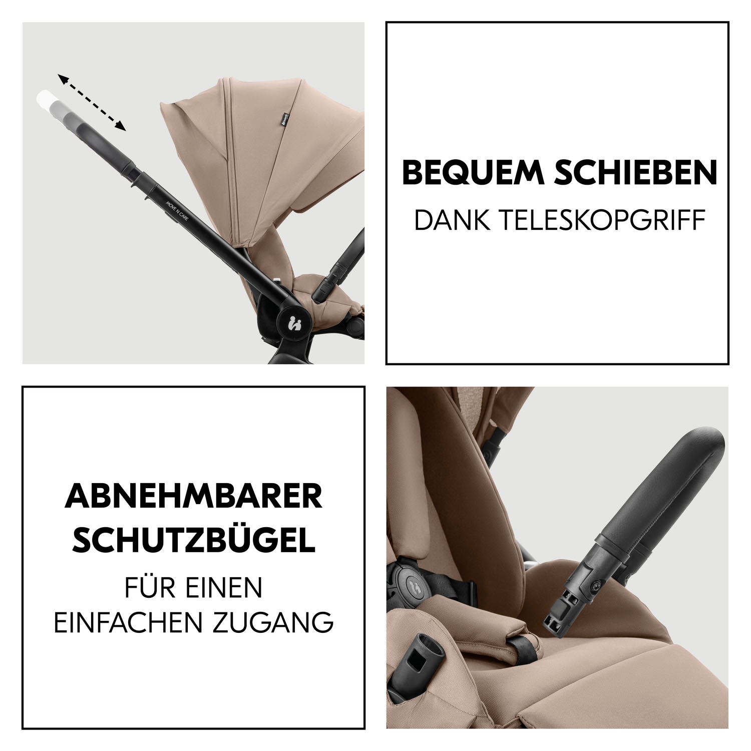 Hauck Poussette combinée »Move N Care Set« 22 kilos belastbar bis 22 kg