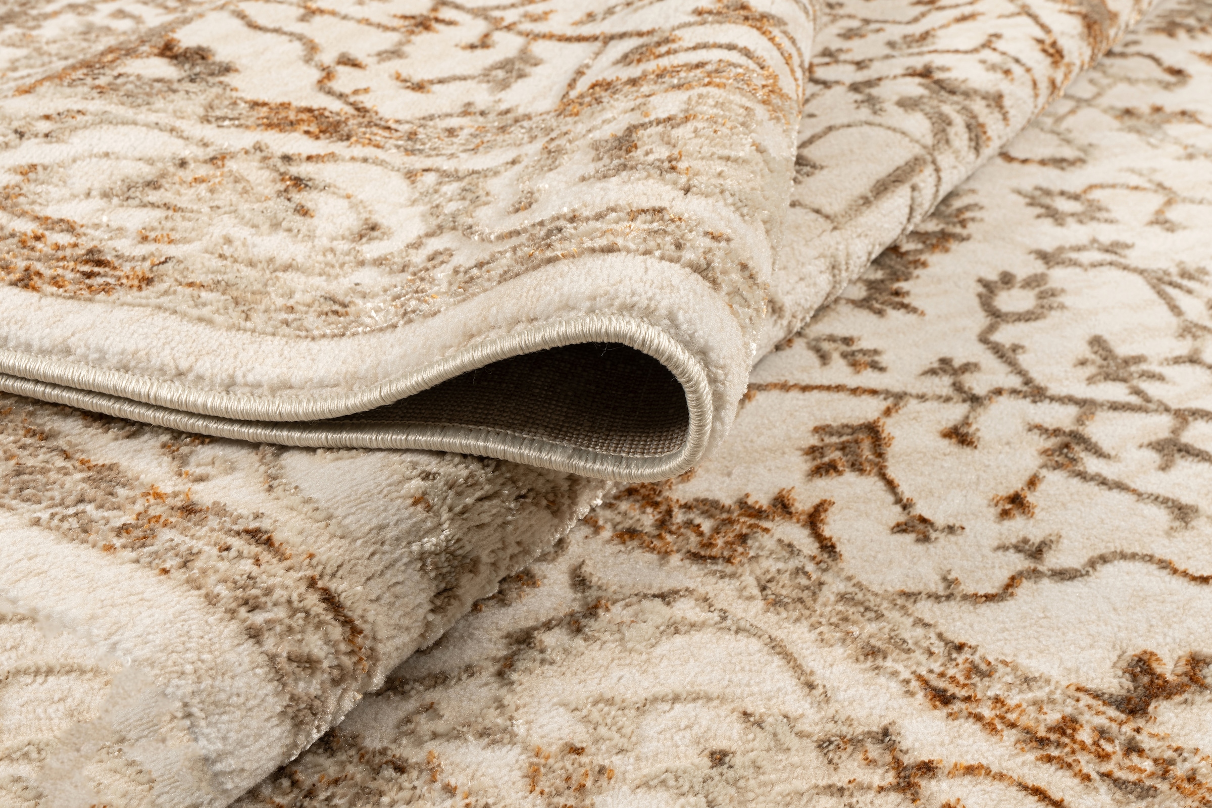GOODproduct Teppich »Amira, orientalisches Design« rechteckig 11 mm Höhe mit Bordüre, elegant, Vintage Optik, Wohnzimmer, Schlafzimmer