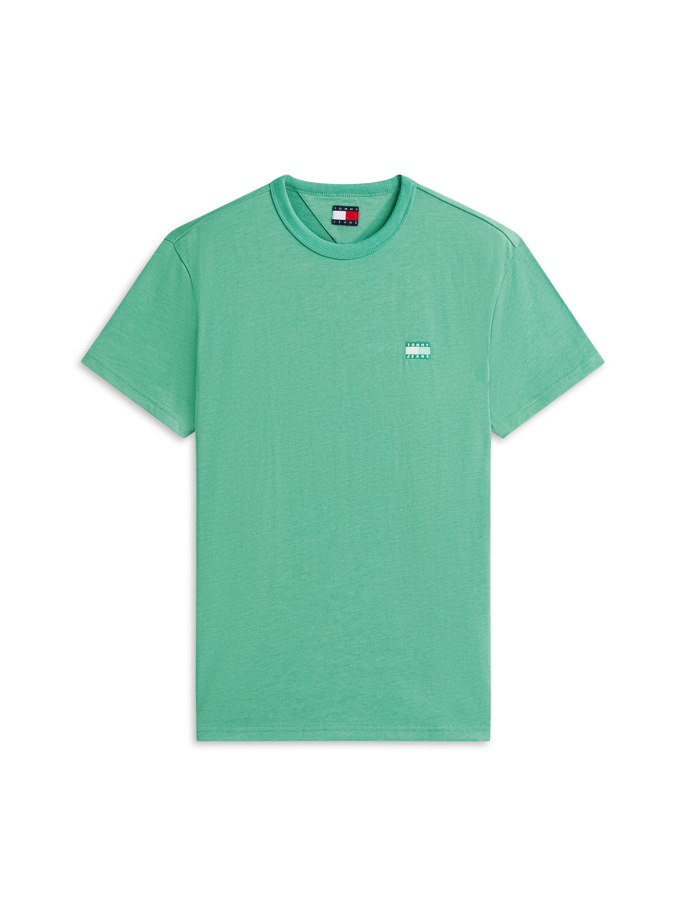 Tommy Jeans T-Shirt »TJM REG BADGE« Rundhals, Jersey, meliert, regular fit