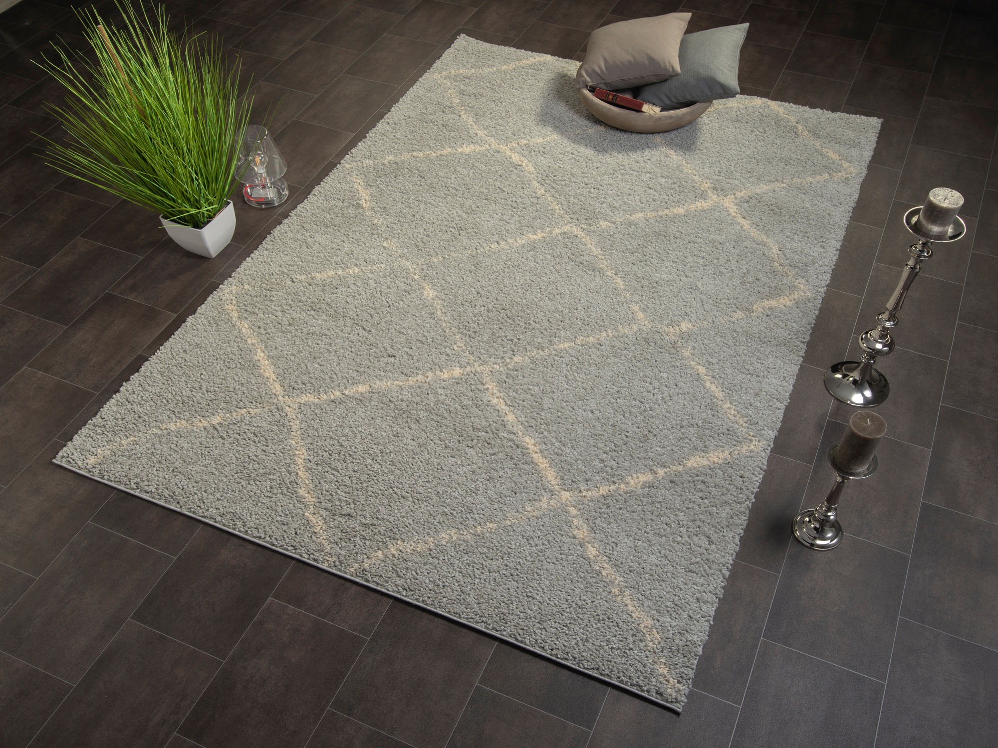 OCI DIE TEPPICHMARKE Hochflor-Teppich »Stockholm«, rechteckig, 30 mm Höhe, Wohnzimmer