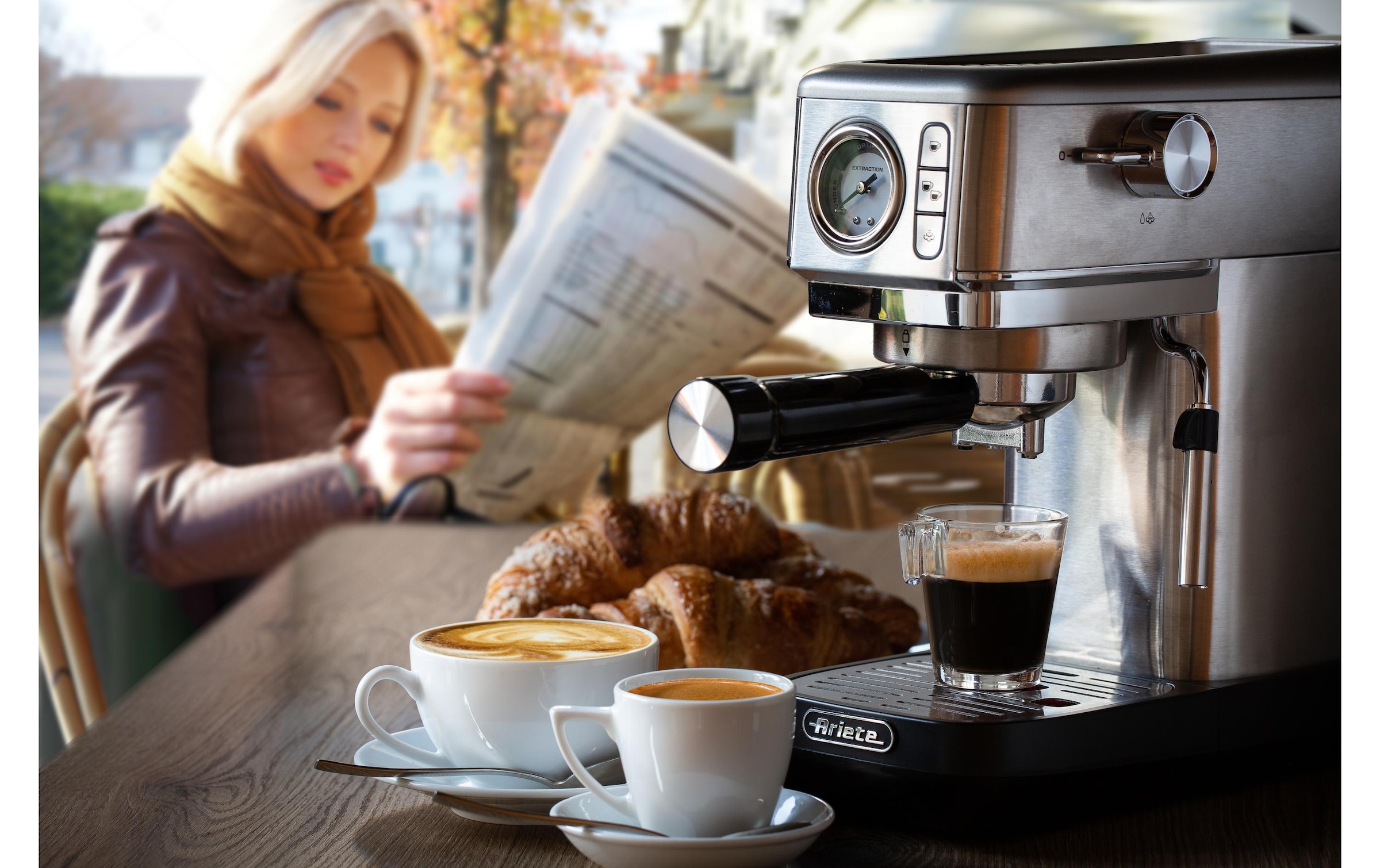   Siebträgermaschine »ARI-1381« Leistungsaufnahme Betrieb: 1300W