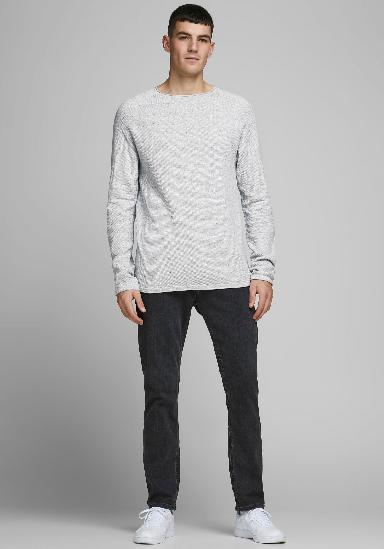 Jack & Jones Rundhalspullover »HILL KNIT«