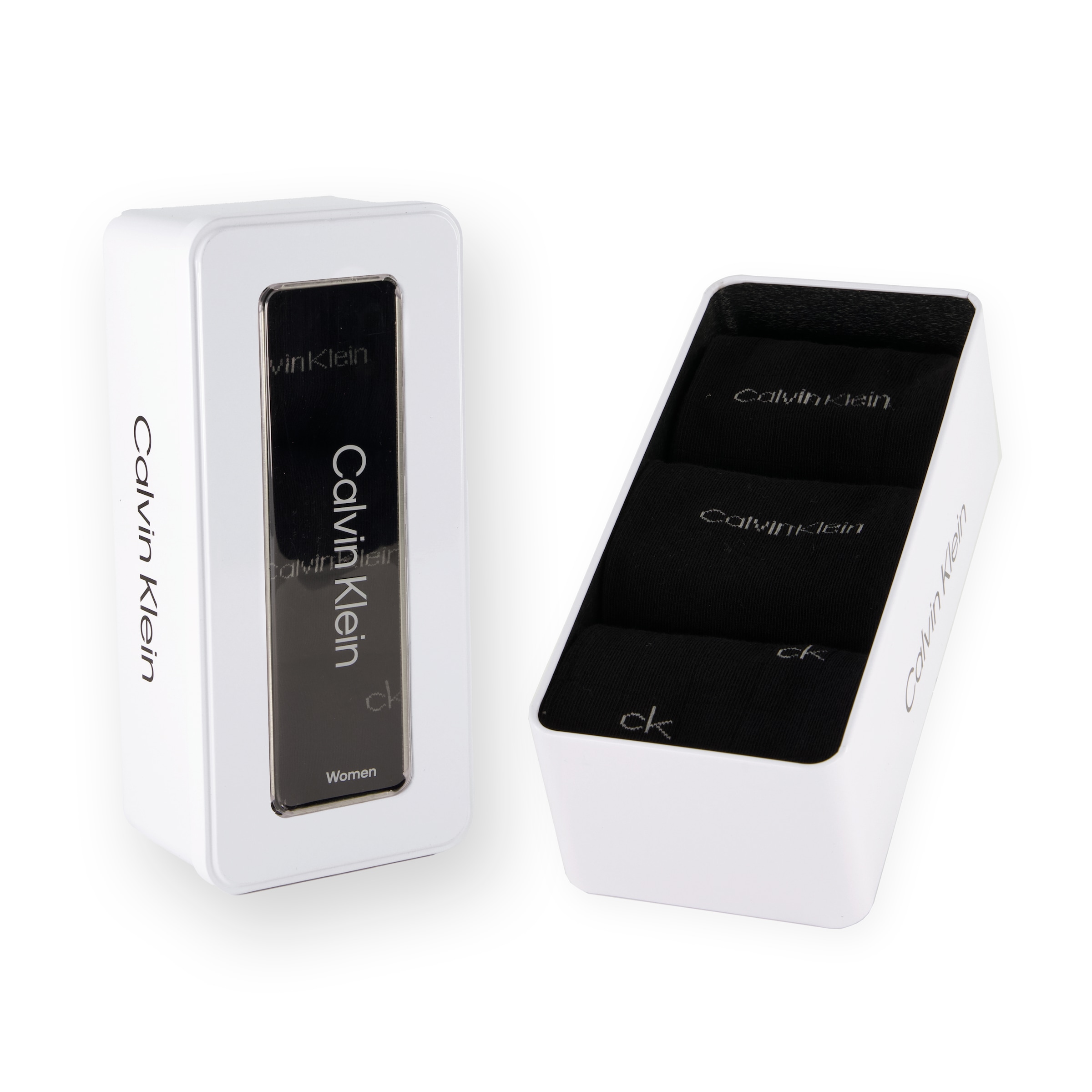 Calvin Klein Chaussettes »CK WOMEN SOCK 3P GIFTBOX GRID AOP« 3er Pack,  Geschenkbox