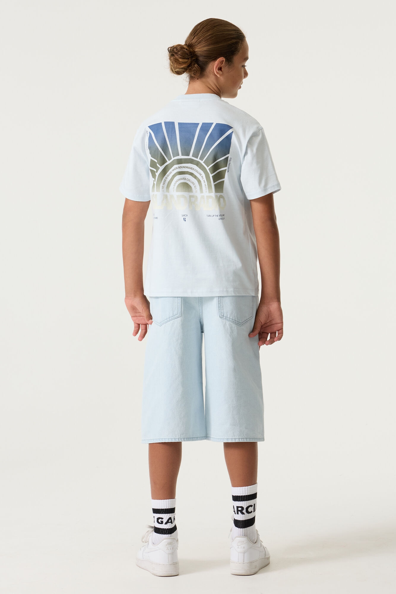 Garcia Rundhalsshirt mit grossem Rückenprint, für Boys