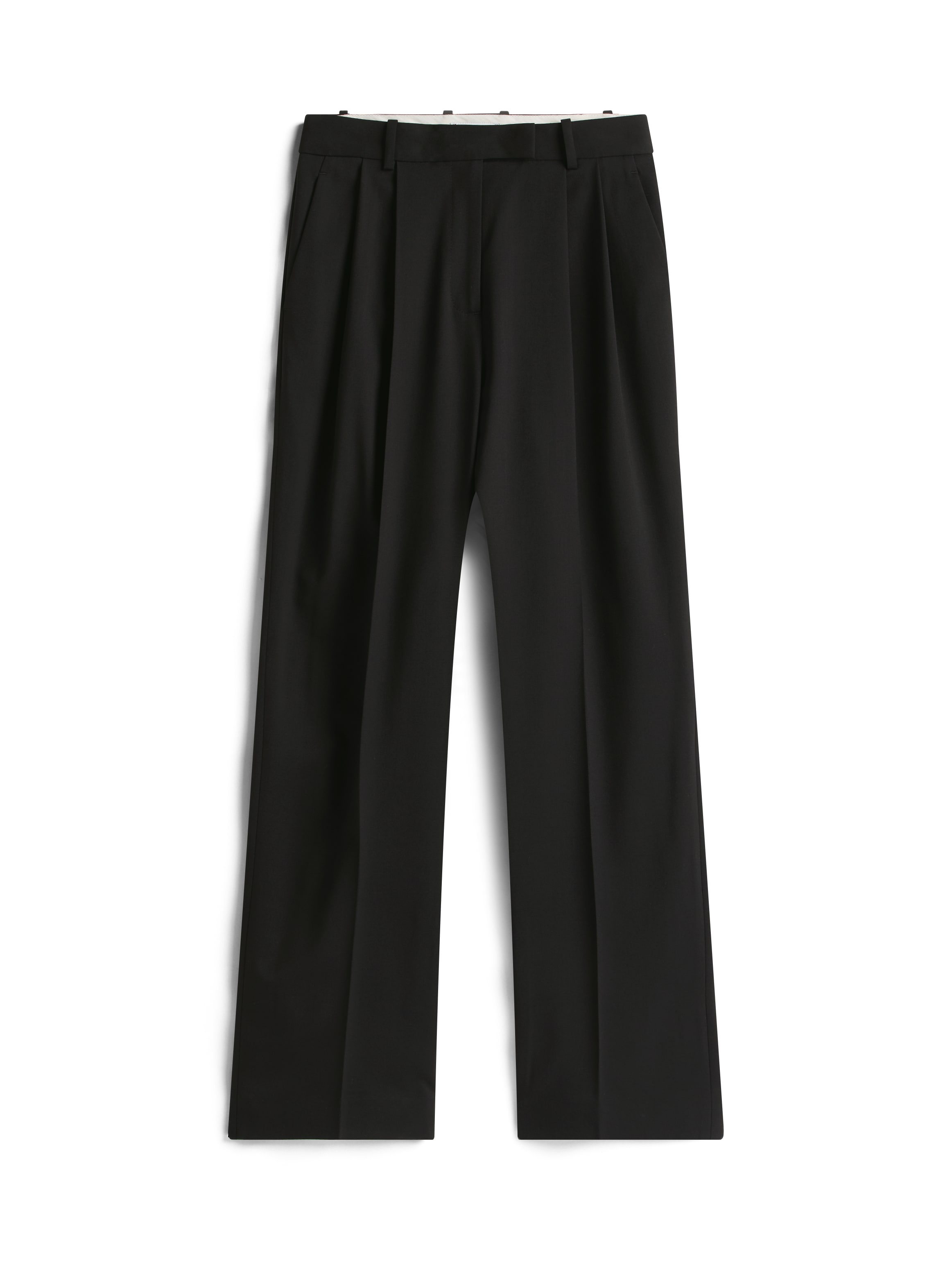 Tommy Hilfiger Pantalon de costume »TIMELESS WOOL RLXD STRT PANT«  mit Wolle