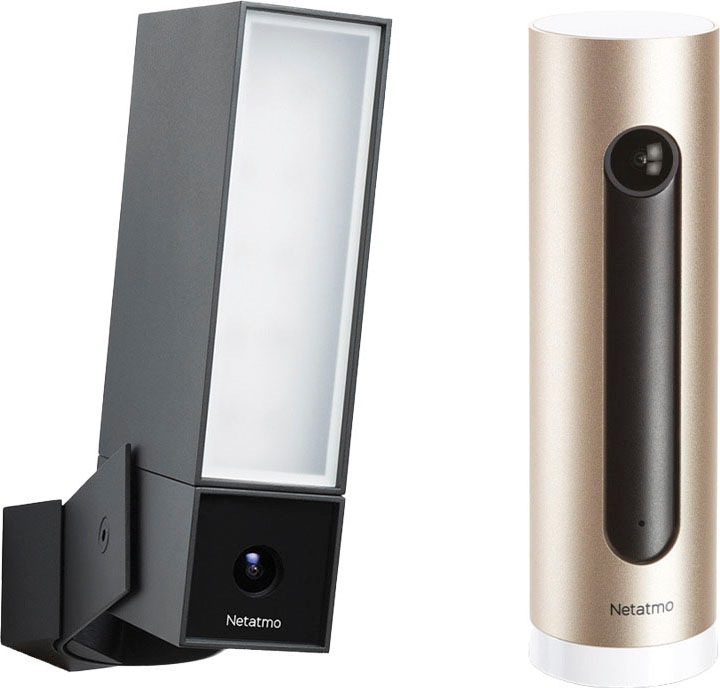 Image of Netatmo Überwachungskamera »Aussenkamera + Innenkamera Pack«, Innenbereich-Aussenbereich, (Set), mit Warnmeldungen in Echtzeit bei Ackermann Versand Schweiz