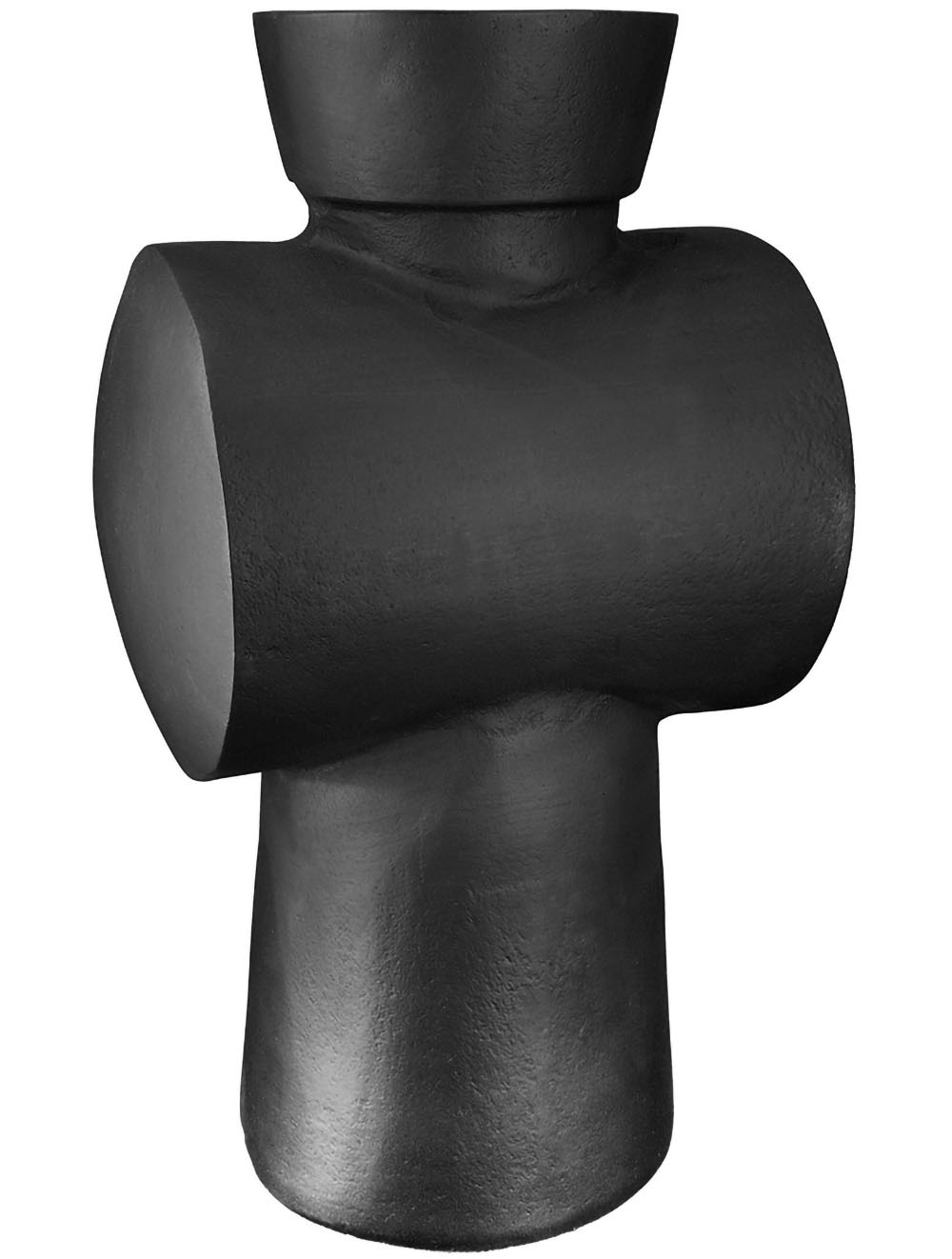 Image of Casablanca by Gilde Dekovase "Vase Train, Höhe ca. 32 cm, aus Aluminium, nicht wasserdicht" Vasenöffnung ca. 9 cm, nur für Dekozwecke geeignet