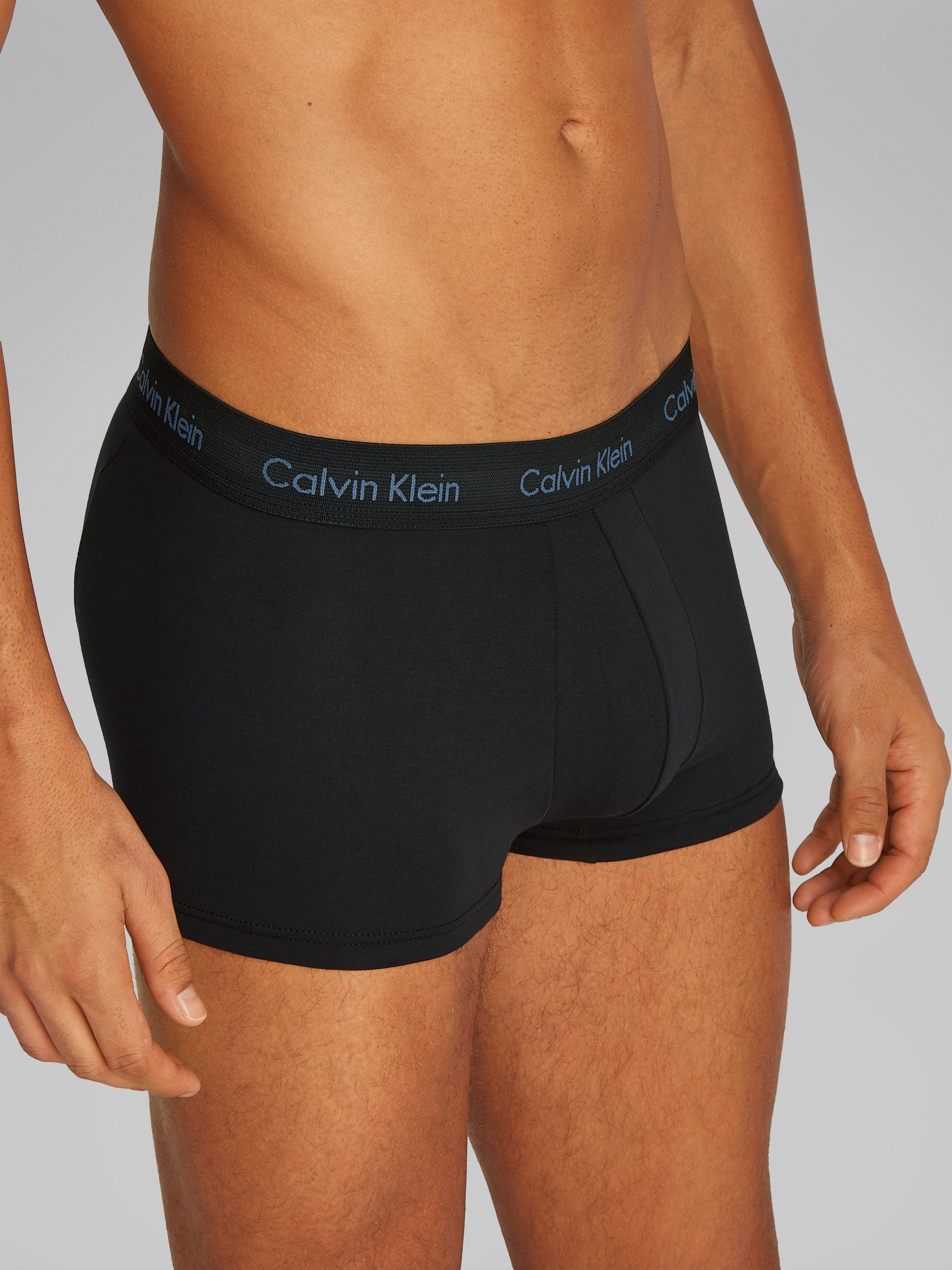 Calvin Klein Underwear Trunk »LOW RISE TRUNK 3PK« Packung, 3er-Pack, 3 Stk. mit Logoschriftzügen