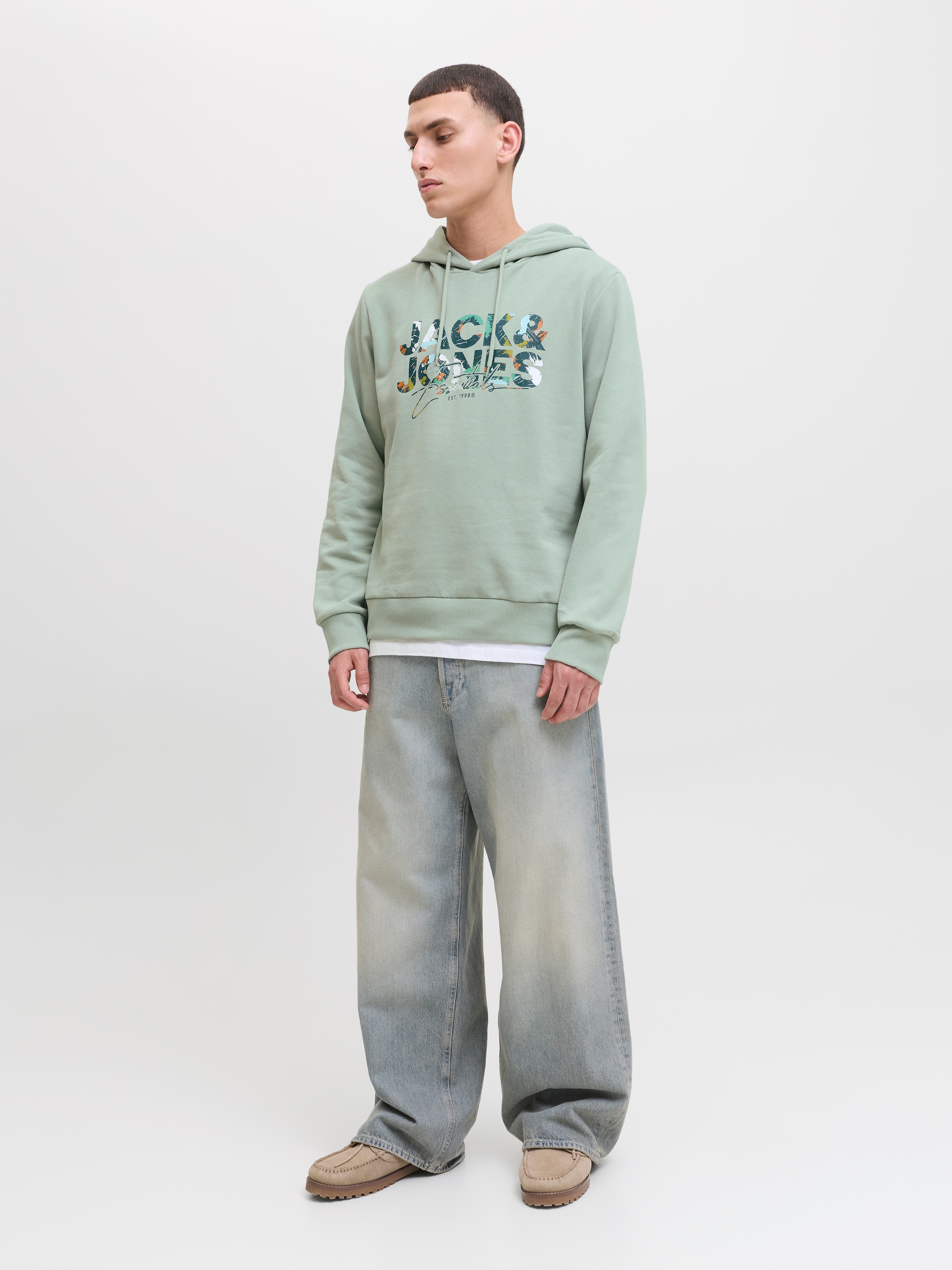 Jack & Jones Kapuzensweatshirt »JJGEPLAS SWEAT HOOD«