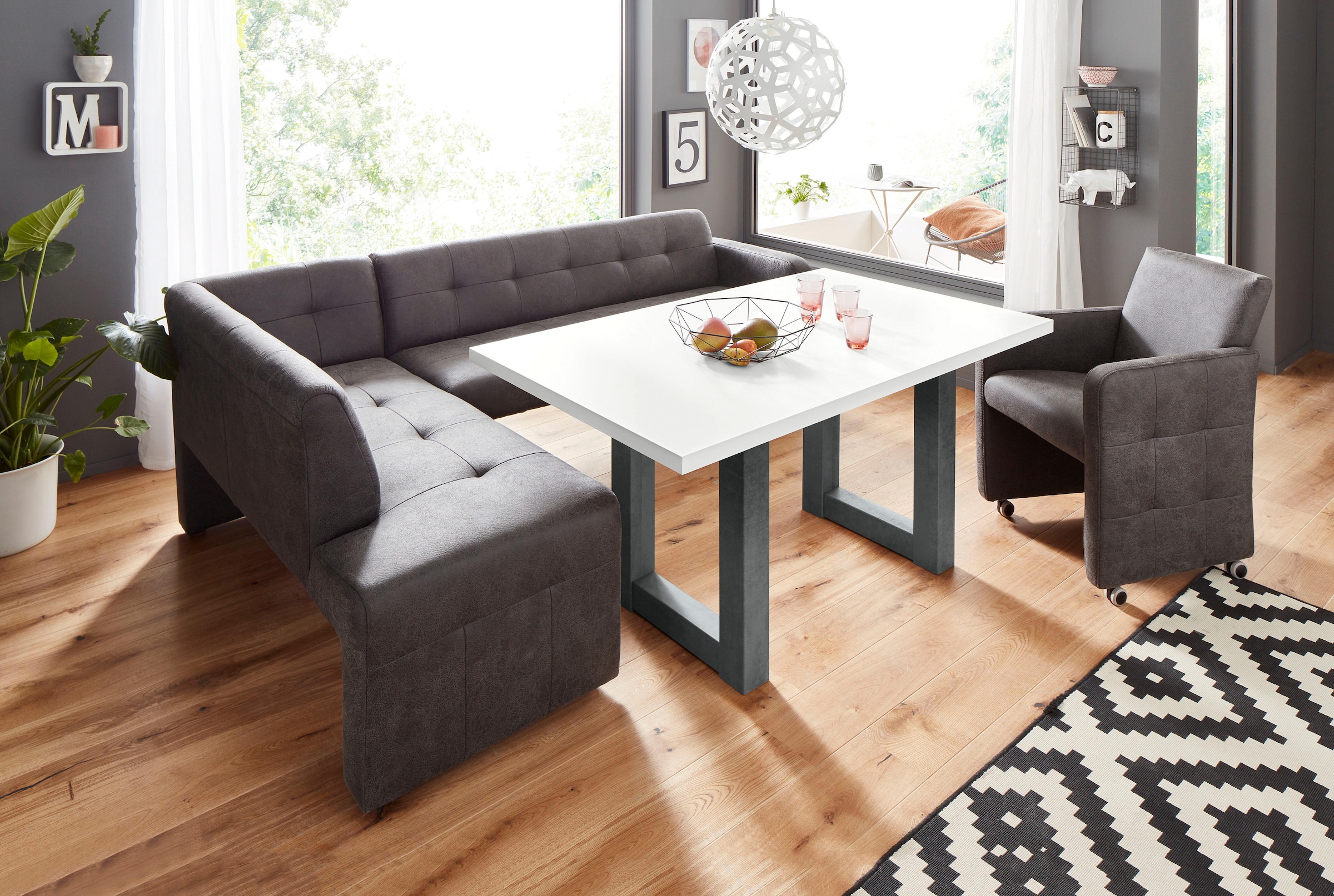 exxpo - sofa fashion Eckbank »Barista«, Frei im Raum stellbar
