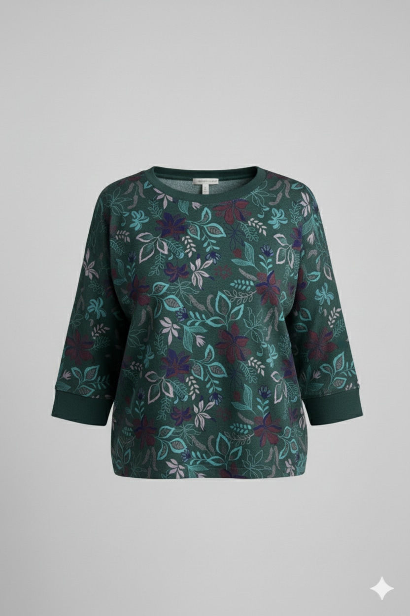 Ragwear T-shirt à manches 3/4 »SHIMONA FLOWERS O«