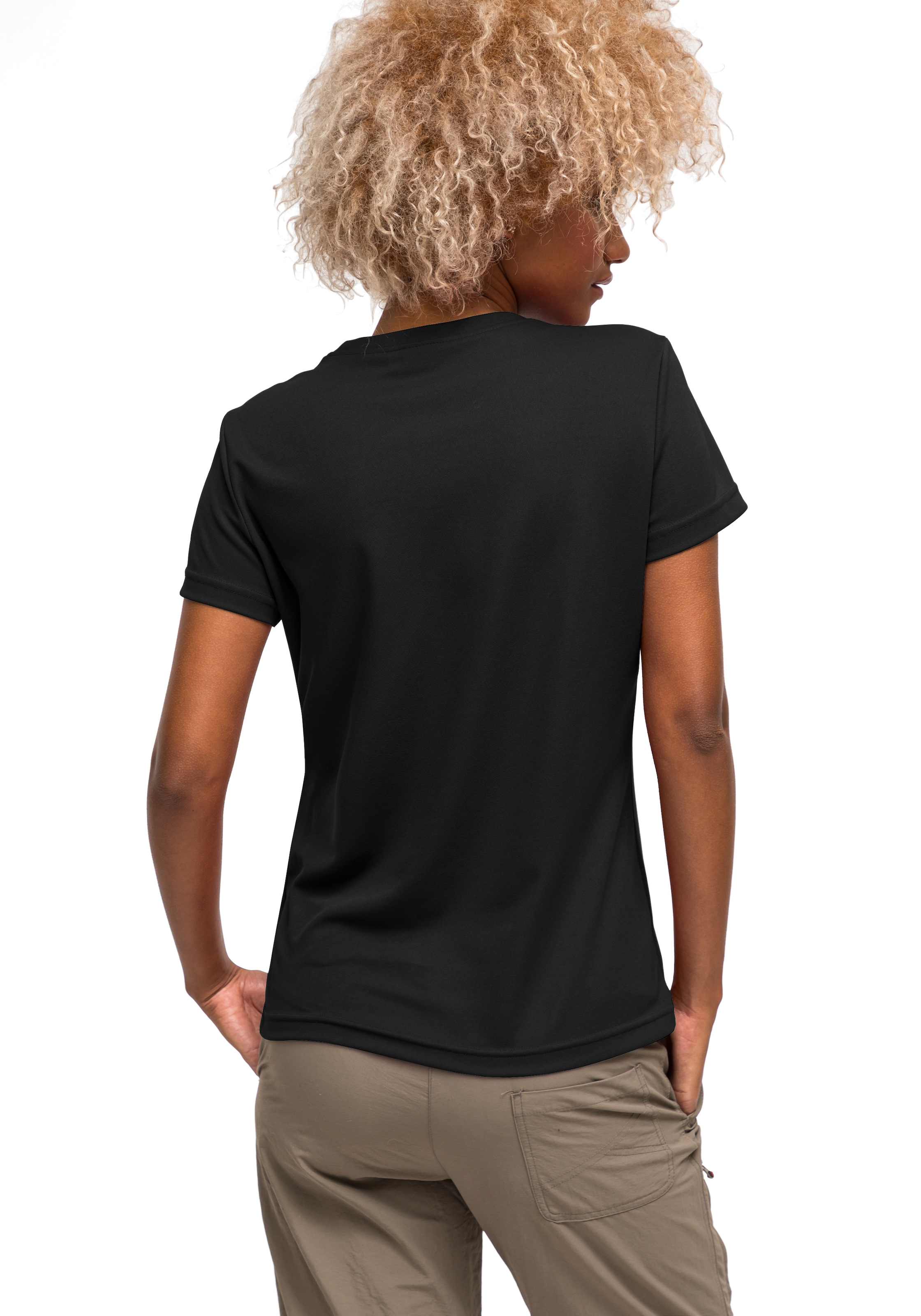 Maier Sports T-Shirt »Waltraud« Damen Kurzarmshirt, leichtes Sommer Funktionsshirt, Rundhals, Reg Fit