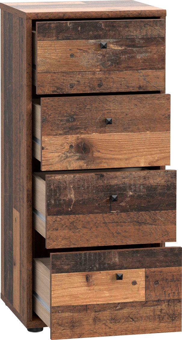 FORTE Commode »Tempra, Kommode, 4 Schubkästen , Höhe 85,5 cm« Largeur 38,6 cm