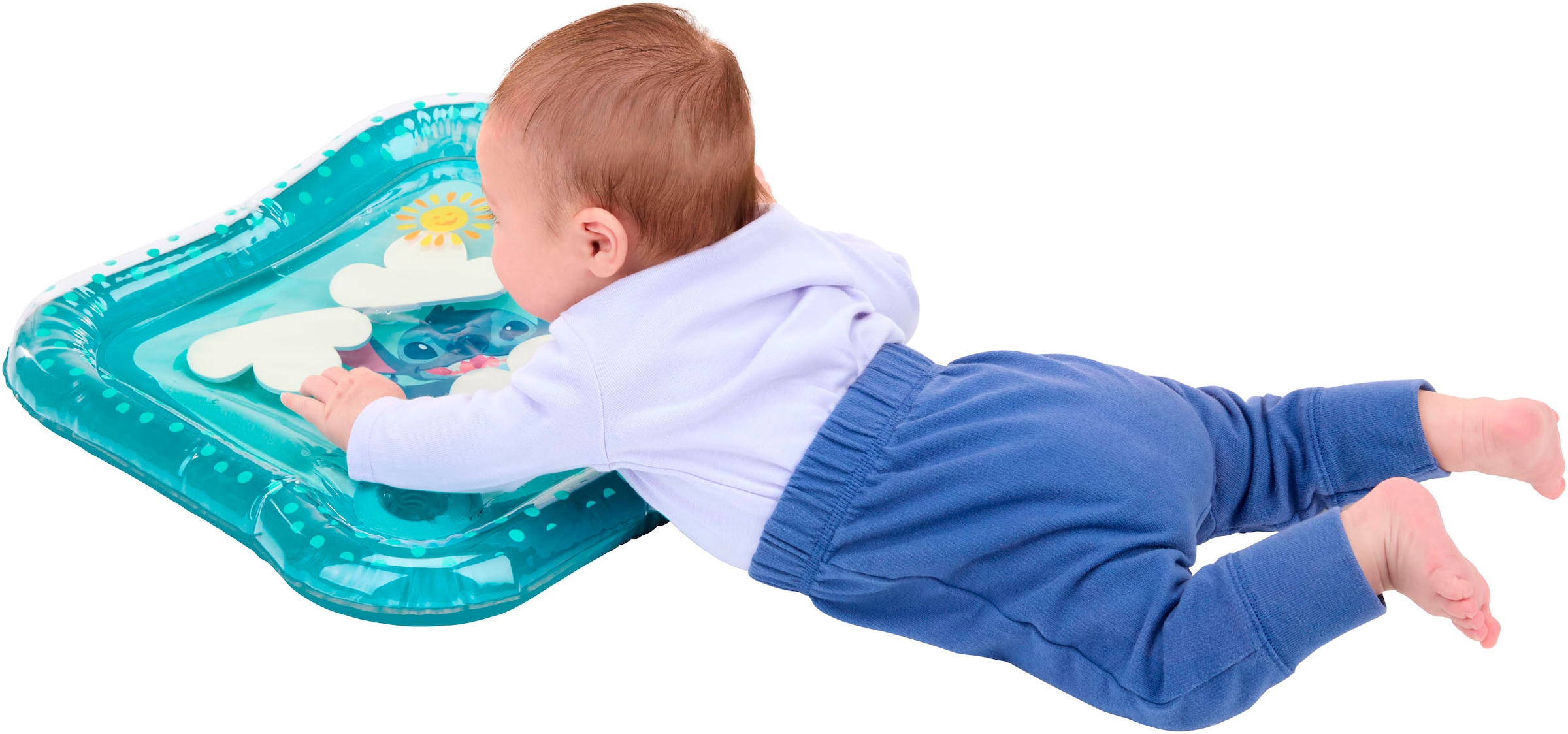 Bright Starts Tapis de jeu »Stitch Making Waves Tummy Time Water Mat«