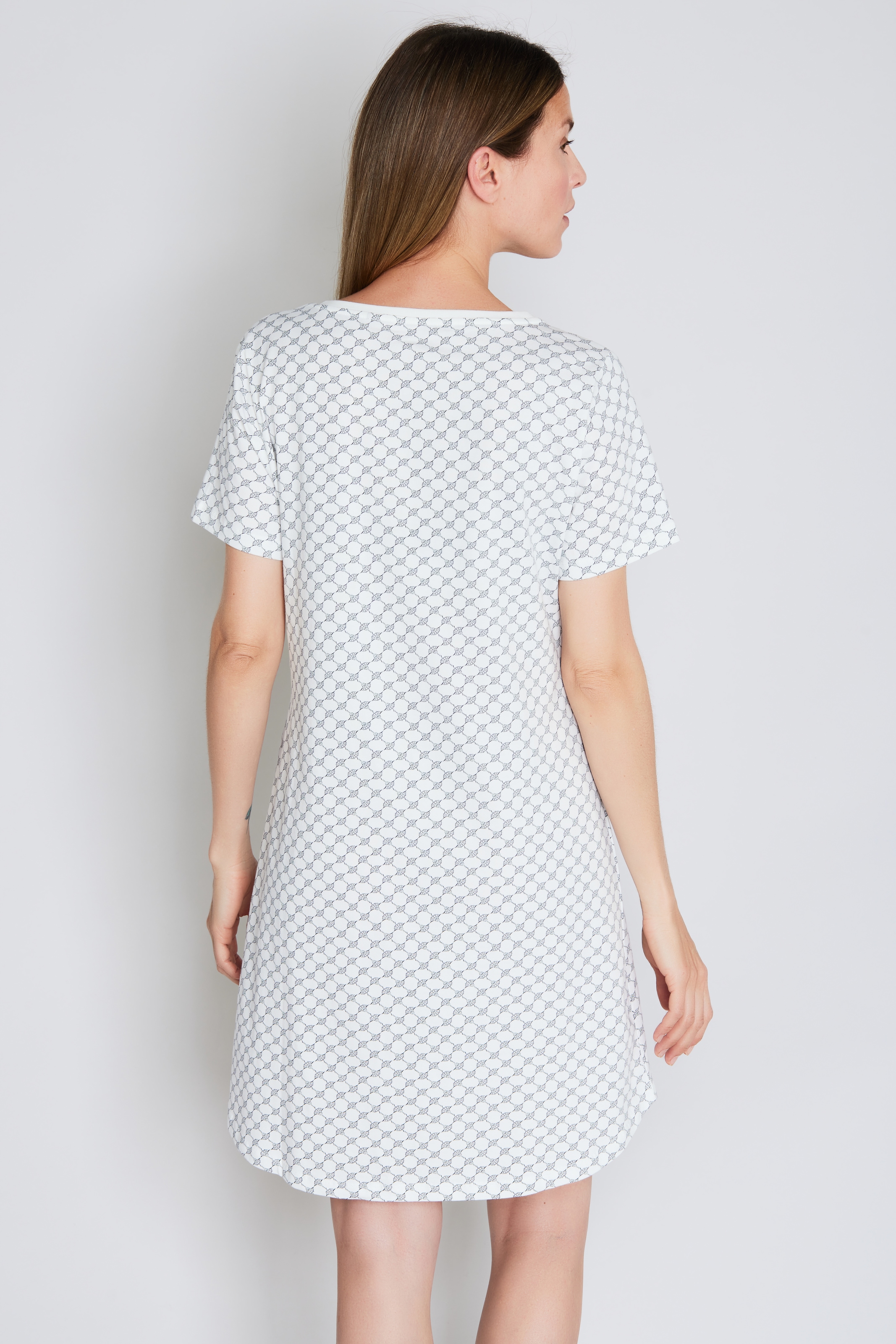 JOOP! Nachthemd »Cosy« Ohne Taschen mit Cornflower-Alloverprint