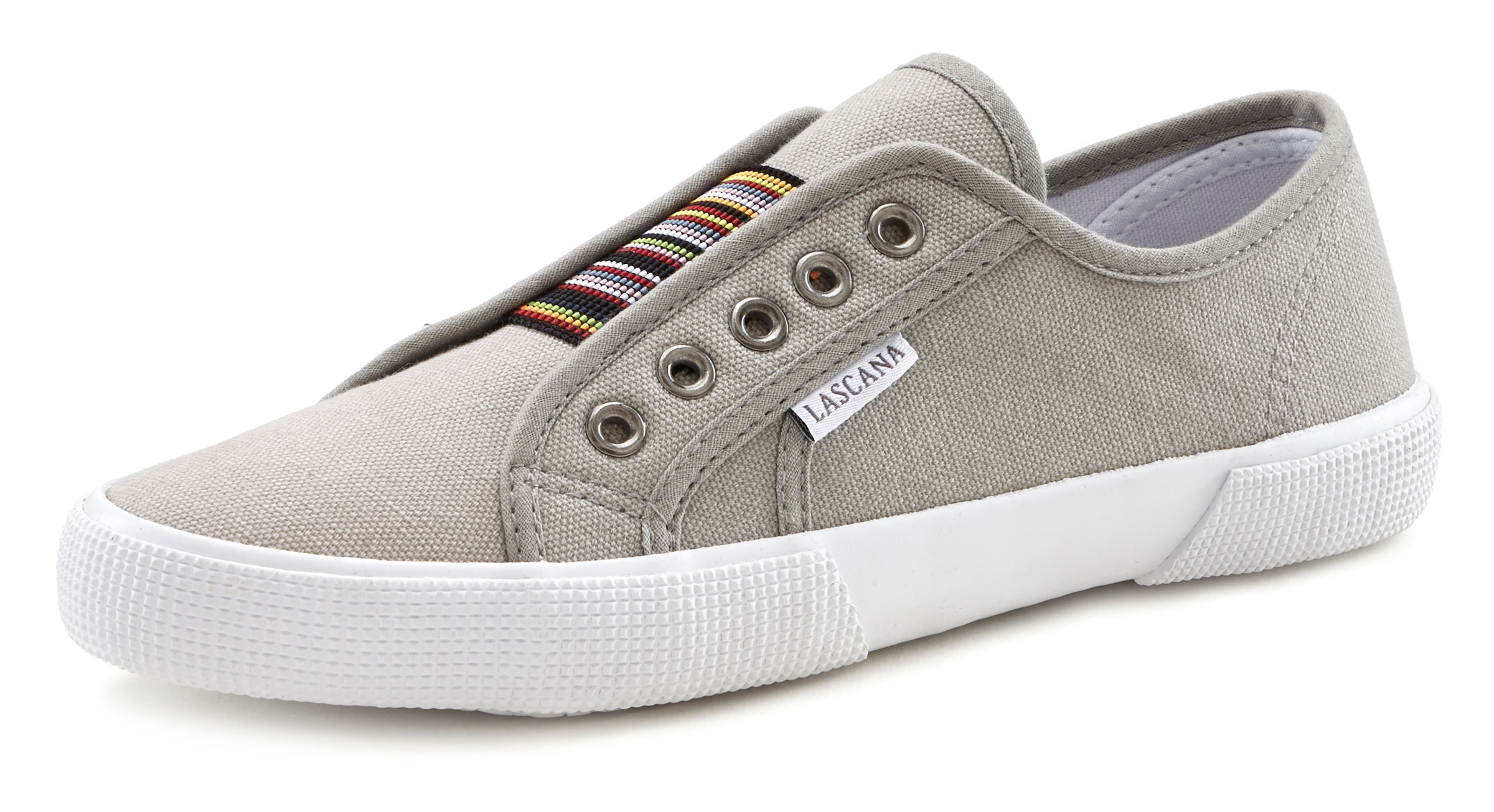 Image of LASCANA Sneaker, mit Farbkontrasten und Gummizug bei Ackermann Versand Schweiz