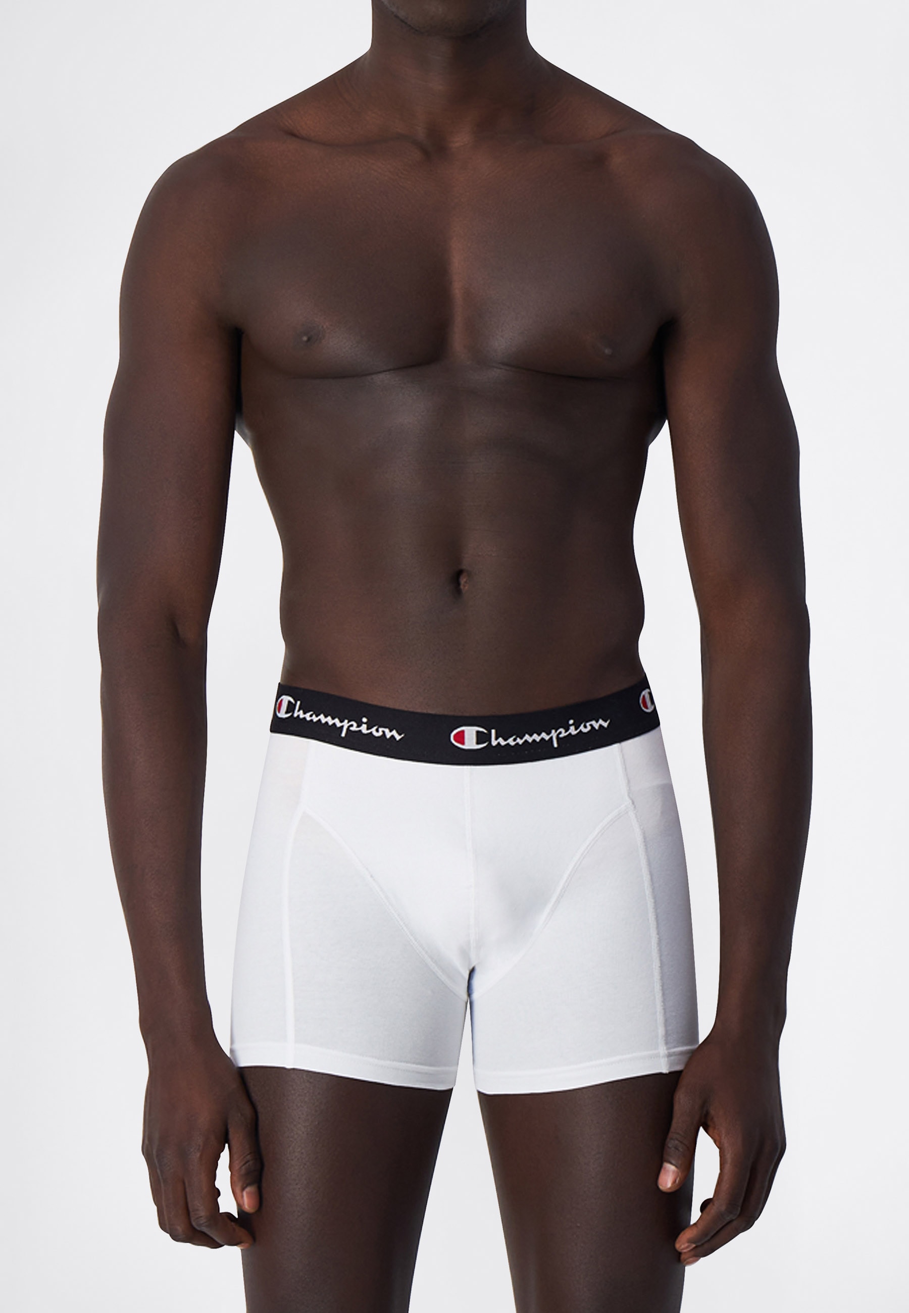 Champion Boxershorts »2 pk Boxer« Packung, 2 Stk. Figurbetonte Passform, elastisches Material, Doppelpack
