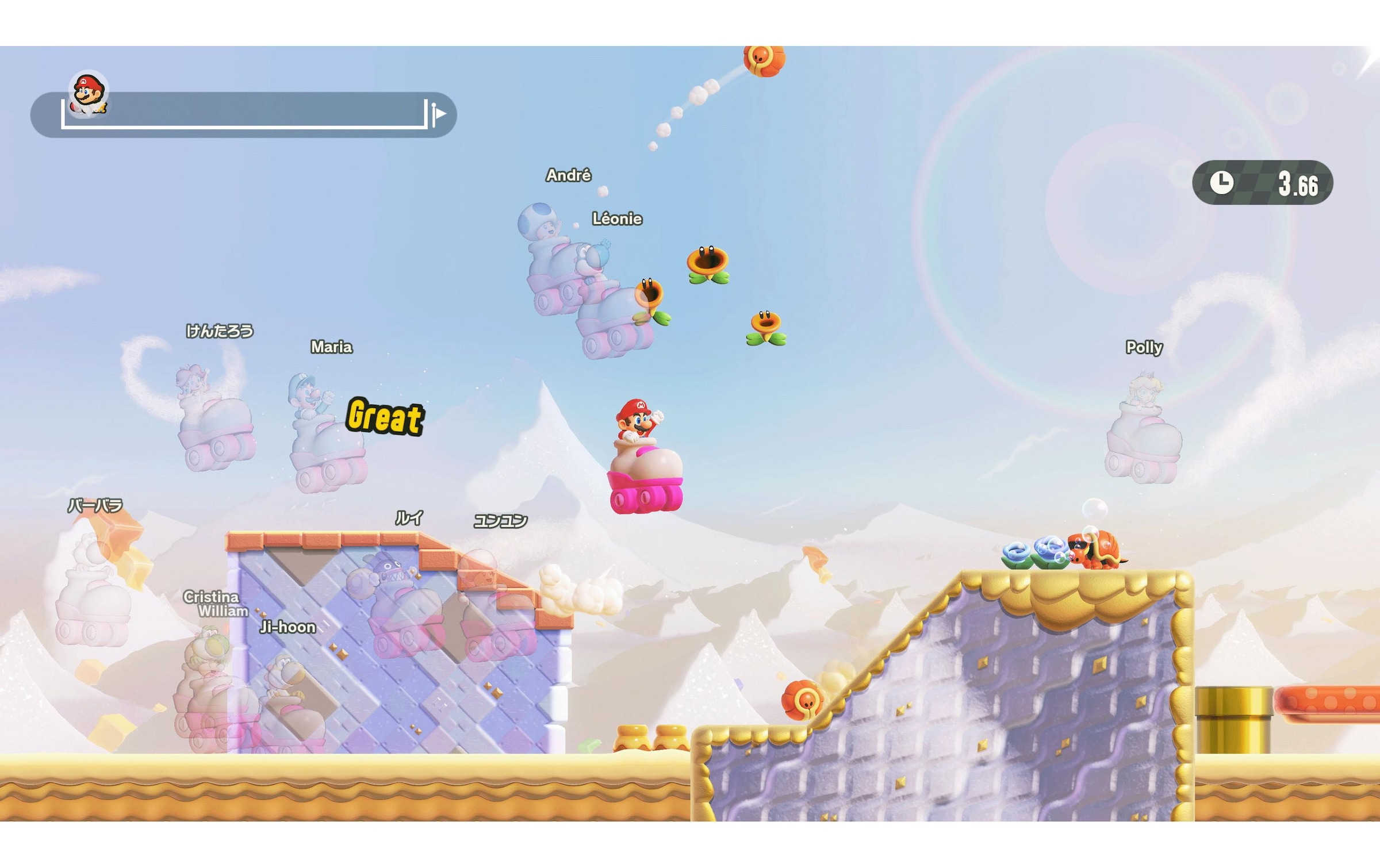 Nintendo Spielesoftware »Switch 2 Super Mario Bros. Wonder –  Gemeinsam im Bellabel-Park« Nintendo Switch 2