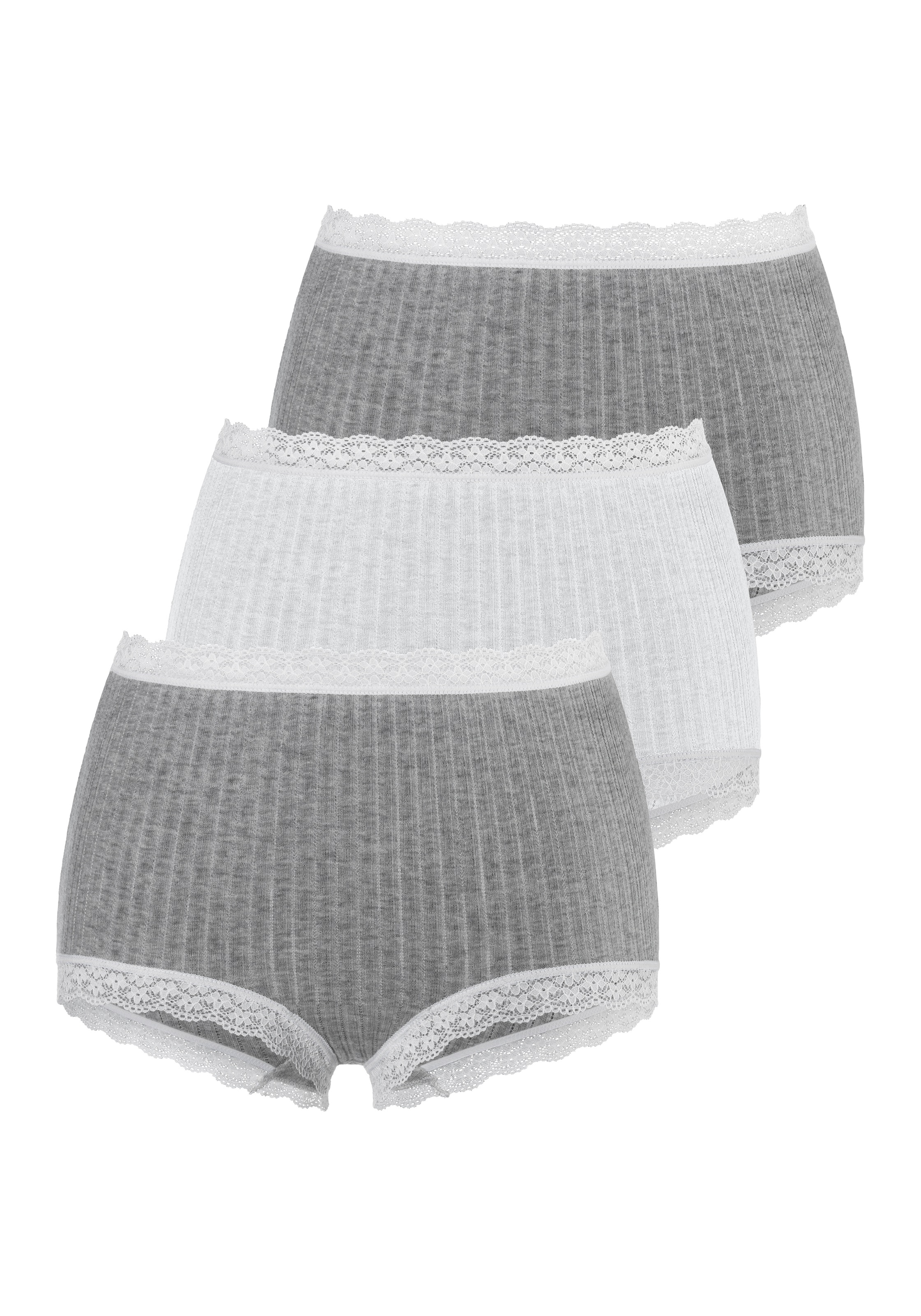 LASCANA Taillenslip, (Packung, 3 St.), aus modischer Ripp-Qualität kaufen