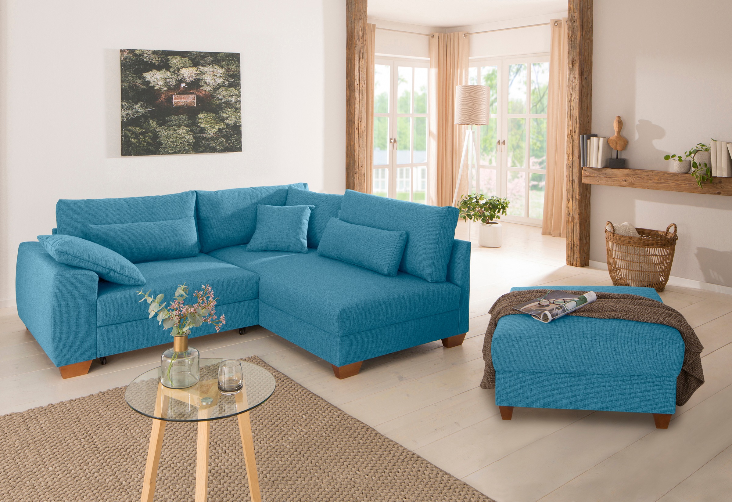 Home affaire Ecksofa »Kerstin Luxus«, bis zu 140 kg pro Sitzfläche, auch in Aqua... kaufen
