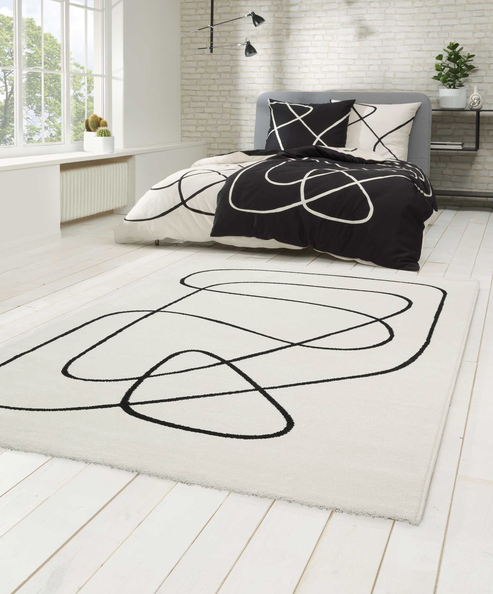 Esprit Teppich »Artist«, rechteckig, Kurzflor Teppich, geometrisch modern, Wohnzimmer, Schlafzimmer