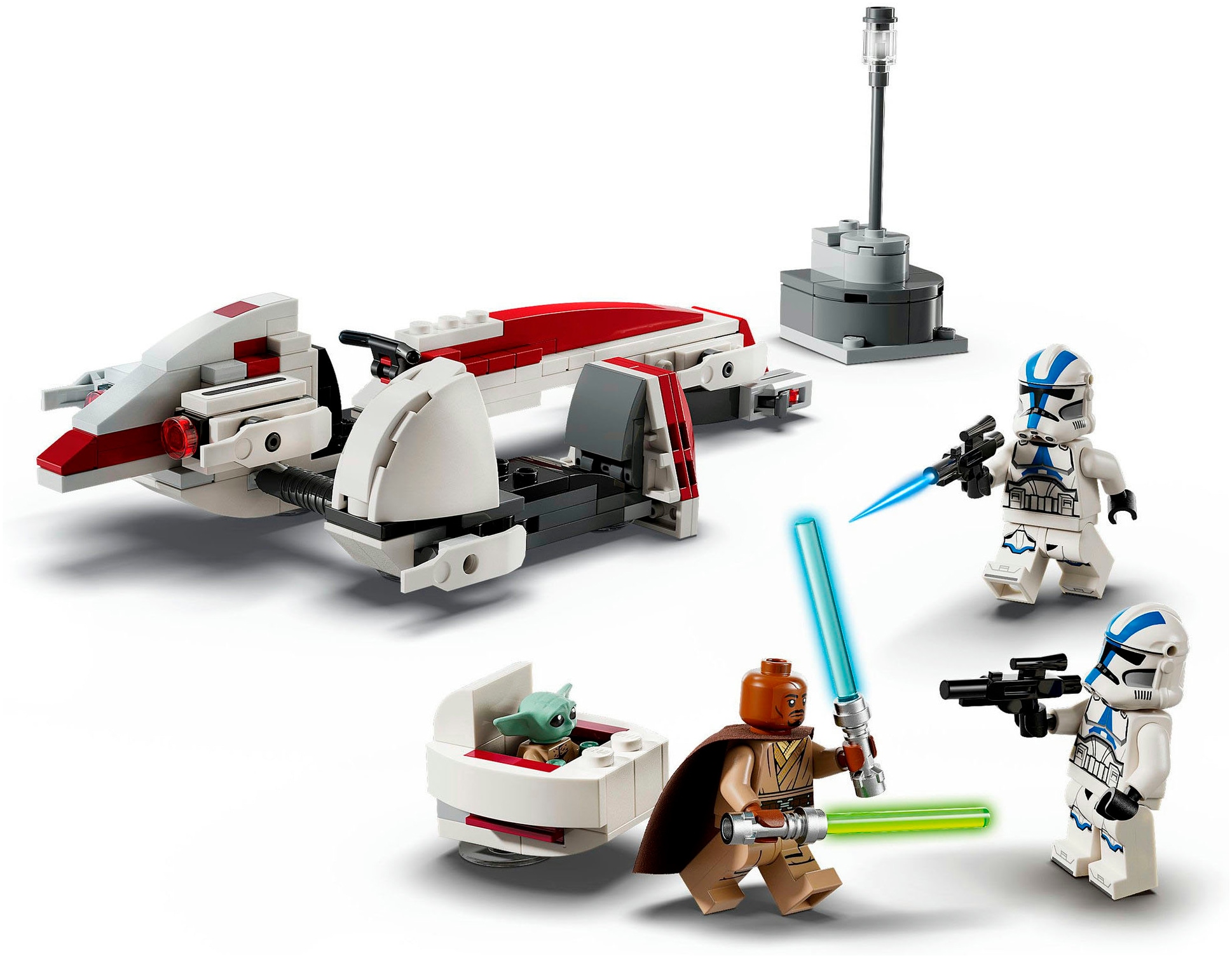 LEGO® Konstruktionsspielsteine »Flucht mit dem BARC Speeder™ (75378), LEGO Star Wars ™«, (221 St.)