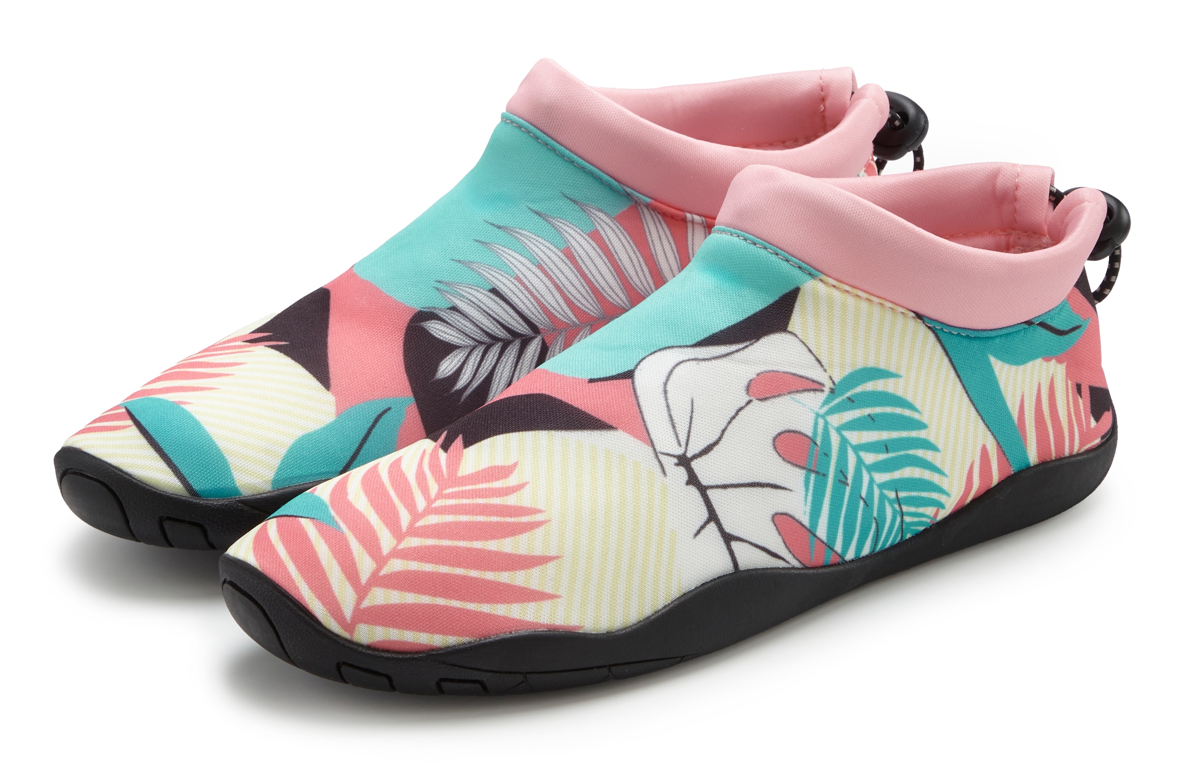 Image of LASCANA Badeschuh "Badelatsche, Badeschuhe" Aquaschuh, Slipper, Wasserschuh ultraleicht und schnelltrocknend VEGAN