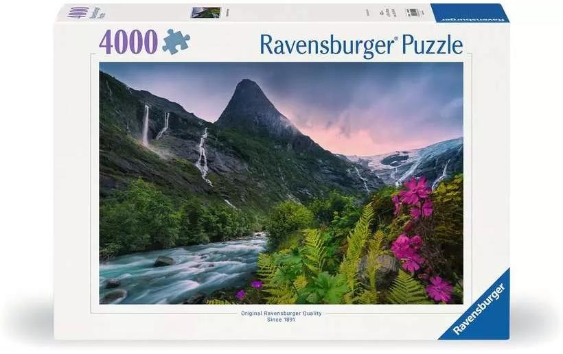 Puzzle »Atemberaubende Bergstimmung«