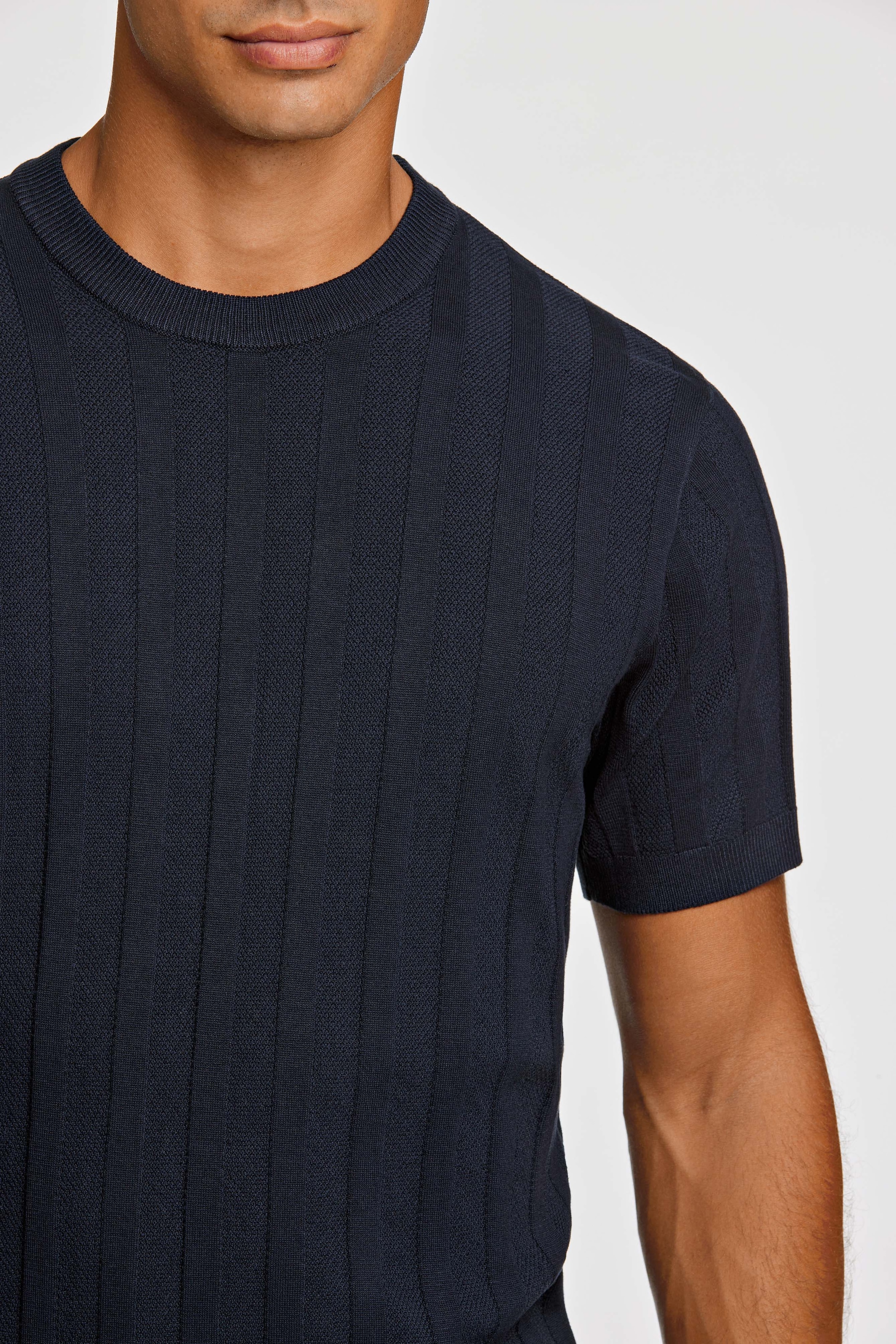 LINDBERGH Pull à manches courtes mit Struktur-Muster