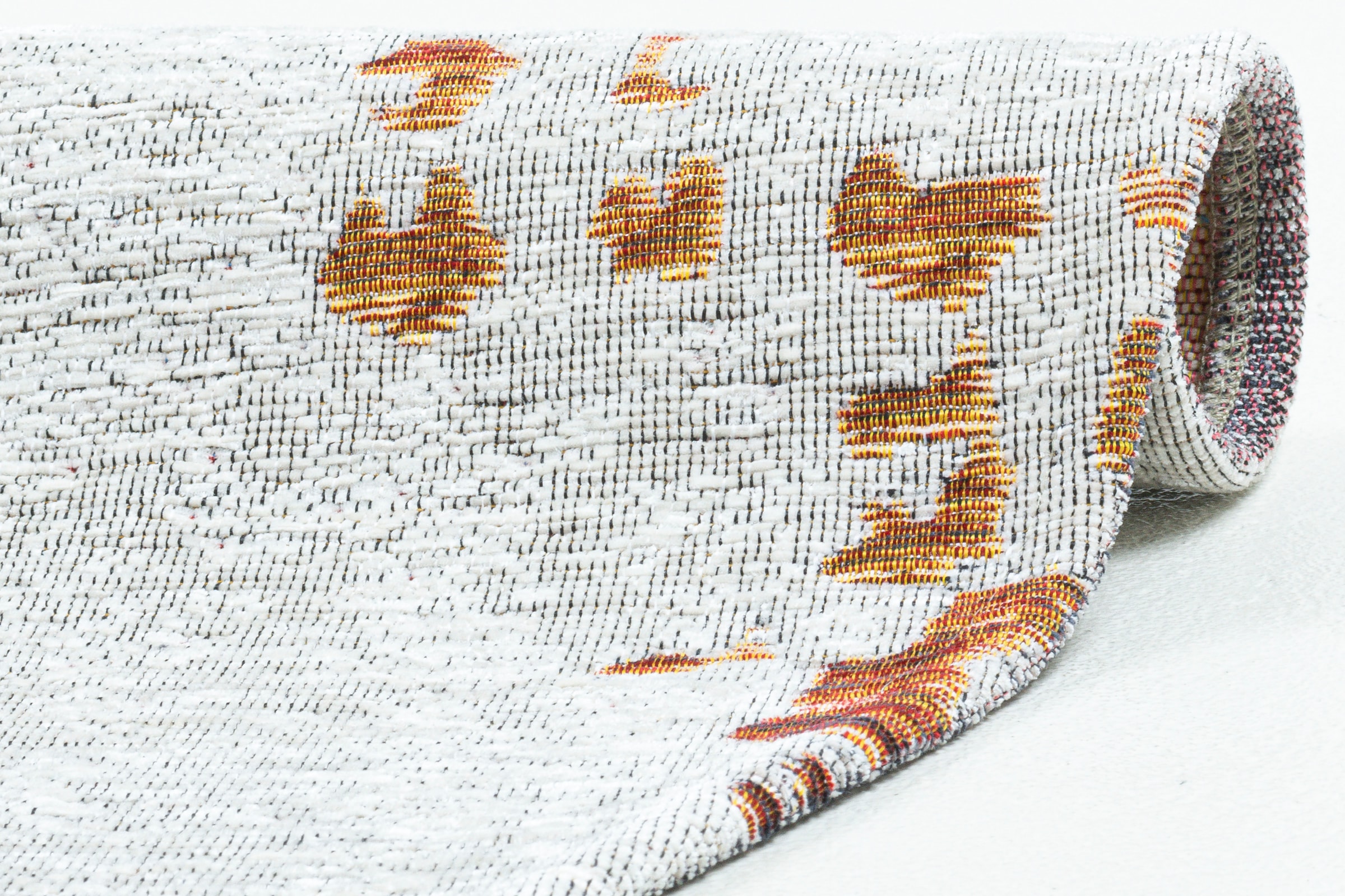 Sansibar Teppich »Keitum 014«, rund, 3 mm Höhe, Flachgewebe, modernes Design, Motiv Martiniglas