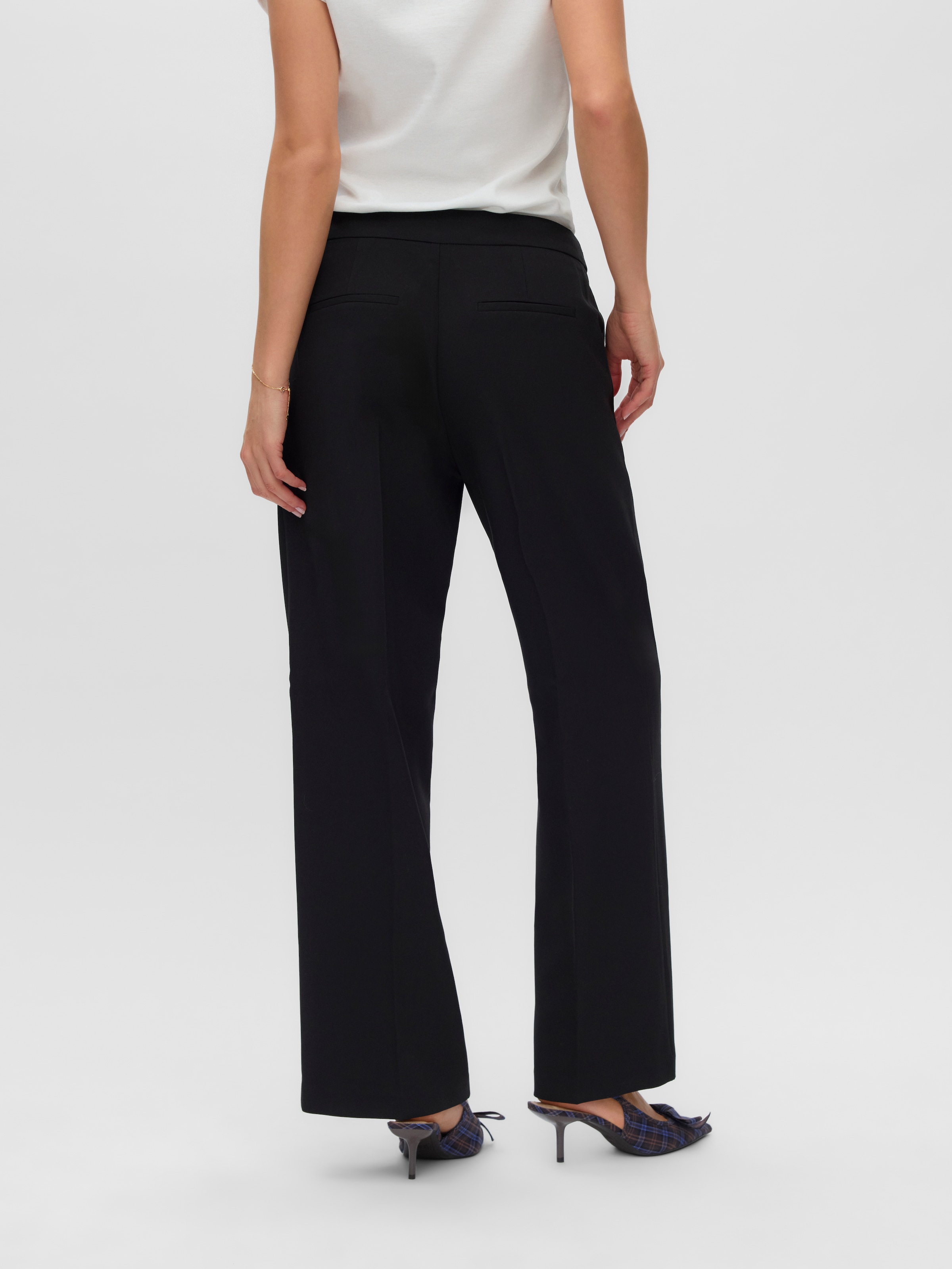 Vero Moda Pantalon de costume »VMMAGNOLIA MW WIDE PANT NOOS«  Materialmix, wide fit