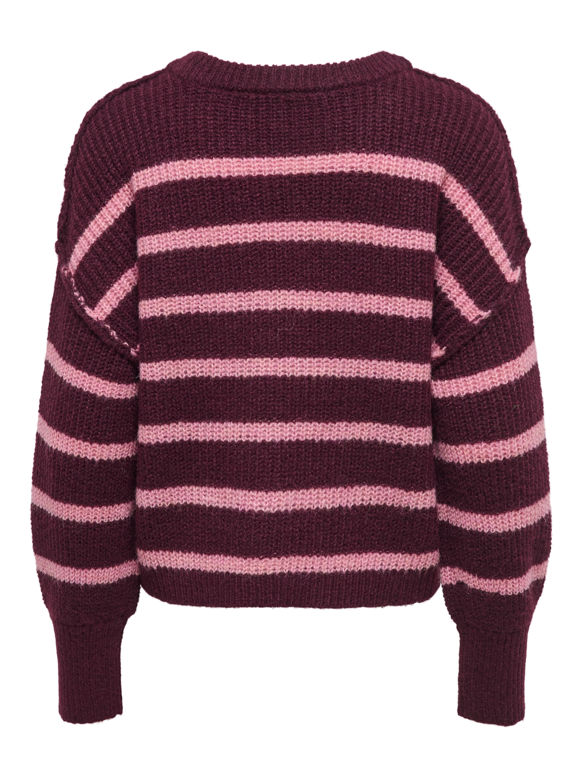 ONLY Pull en tricot »ONLMALLY LS DETAIL O-NECK KNT NOOS« fibre synthétique, coupe régulière